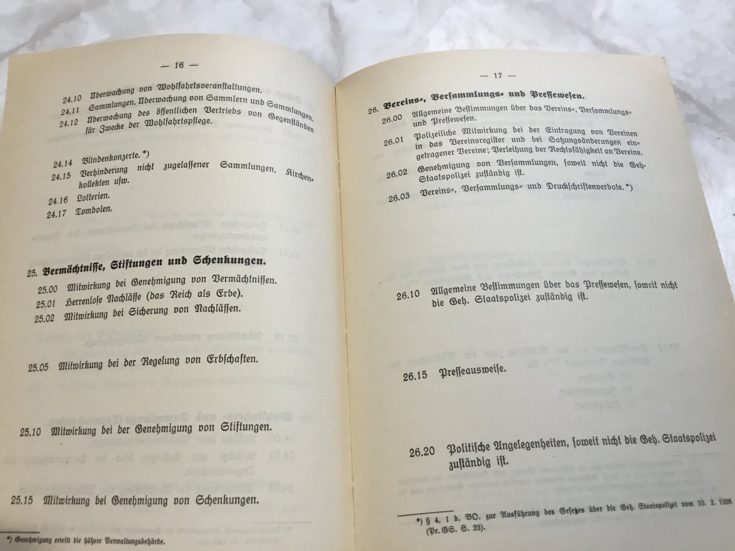 WW11 German Police Booklet , of Duties and Conduct.1941