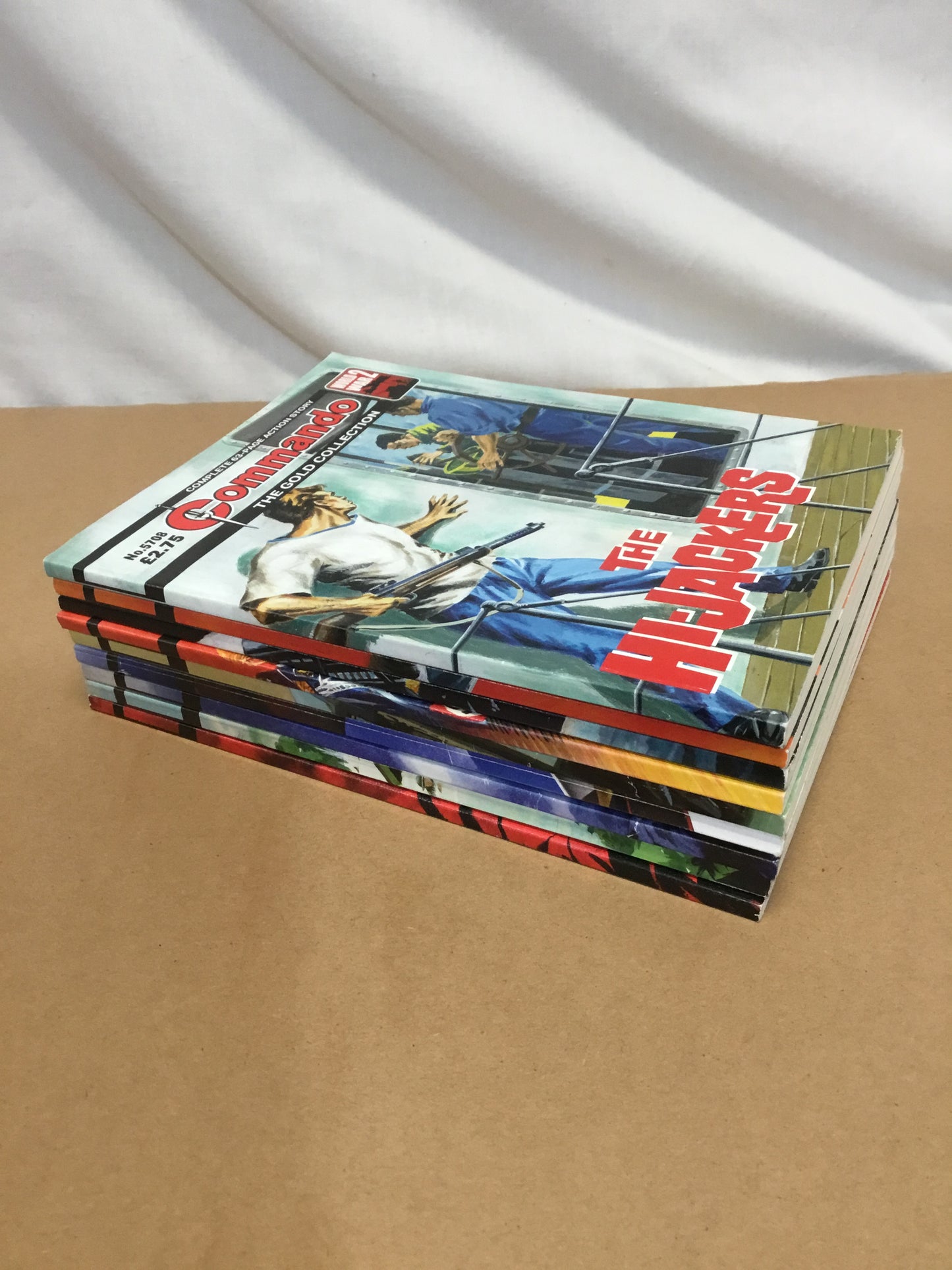 Lot of 9 British Commando War Story Comics A