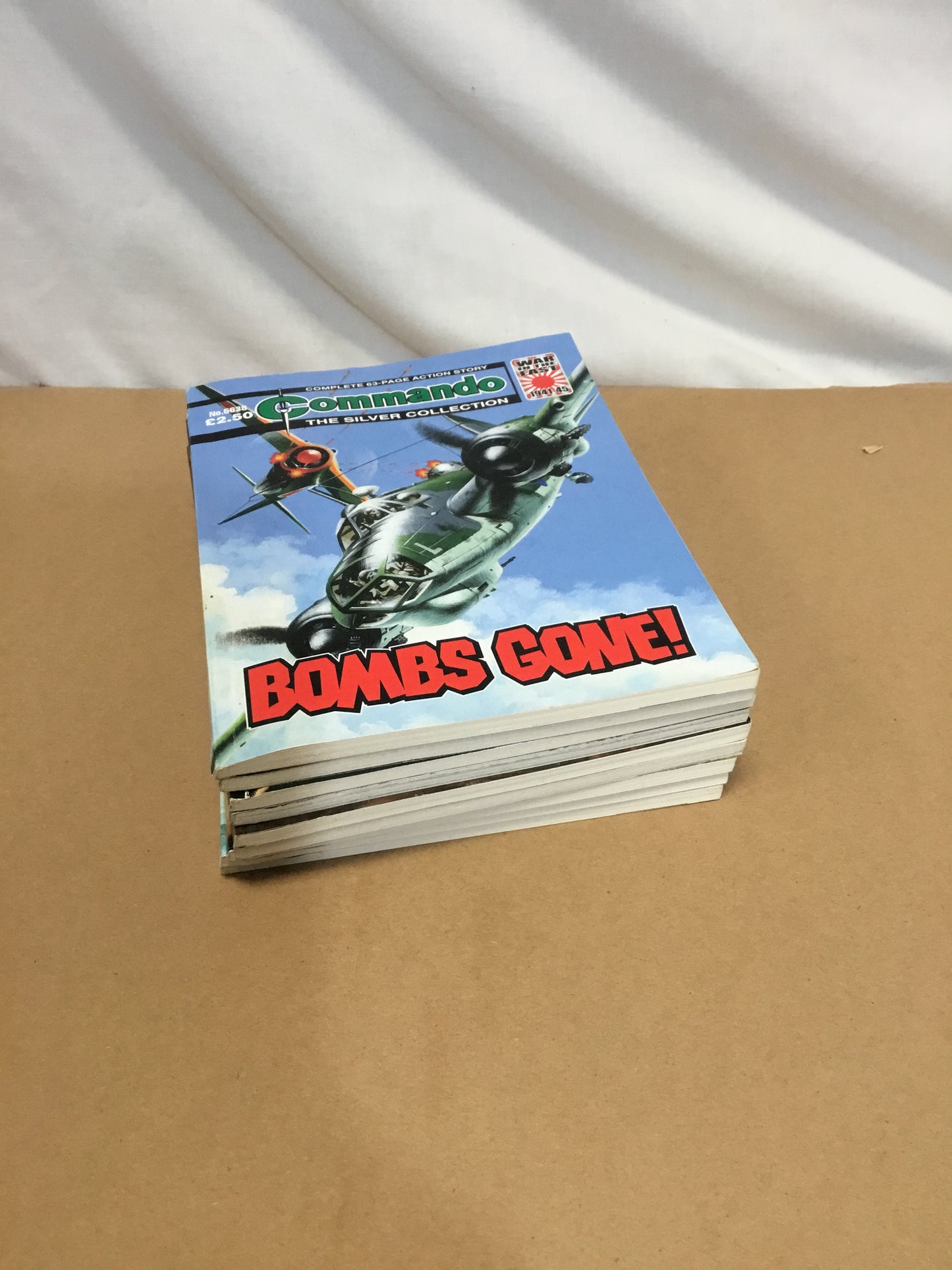 Lot of 9 British Commando War Story Comics B