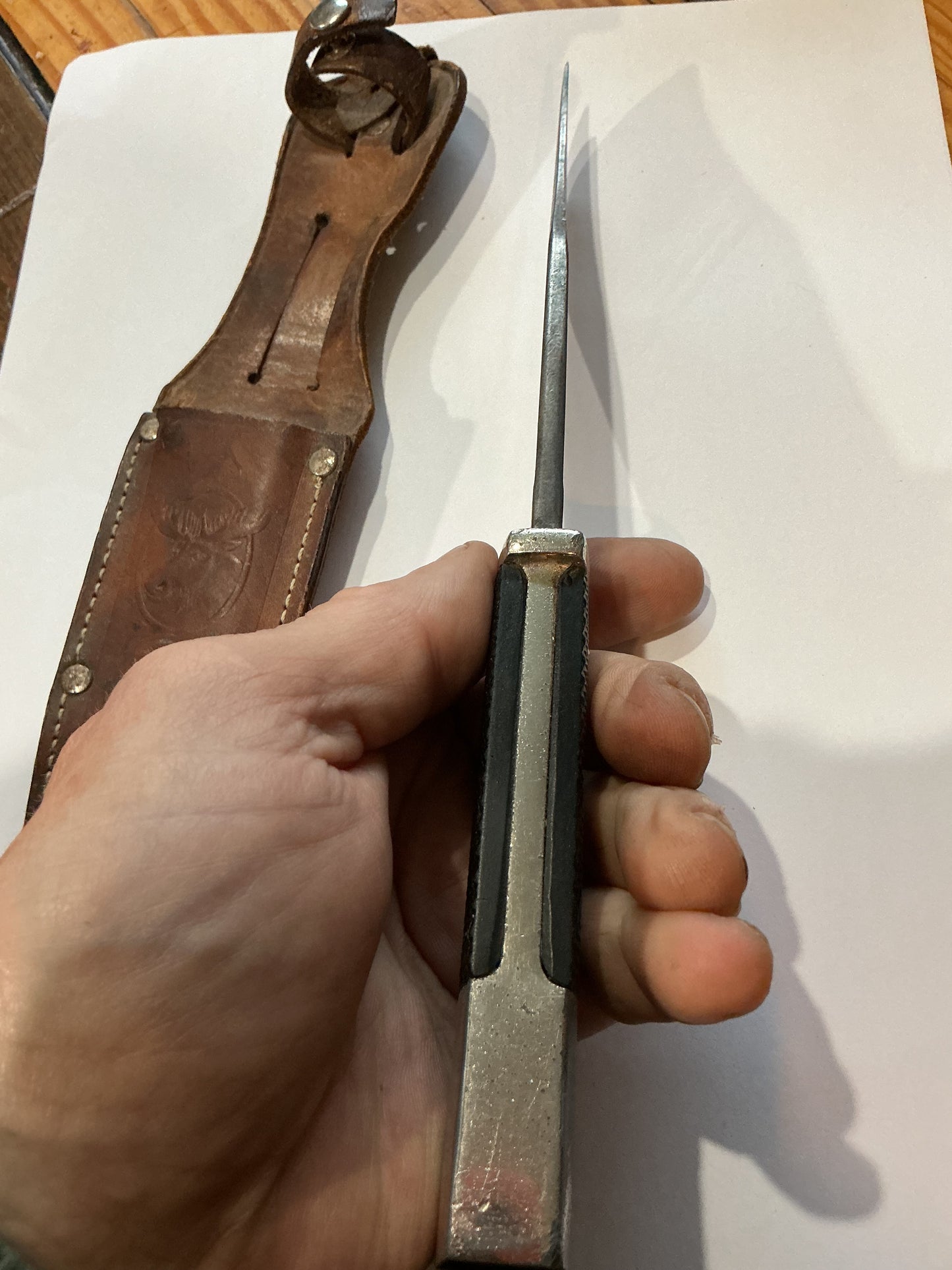 Solingen Germany made Sheath Knife .