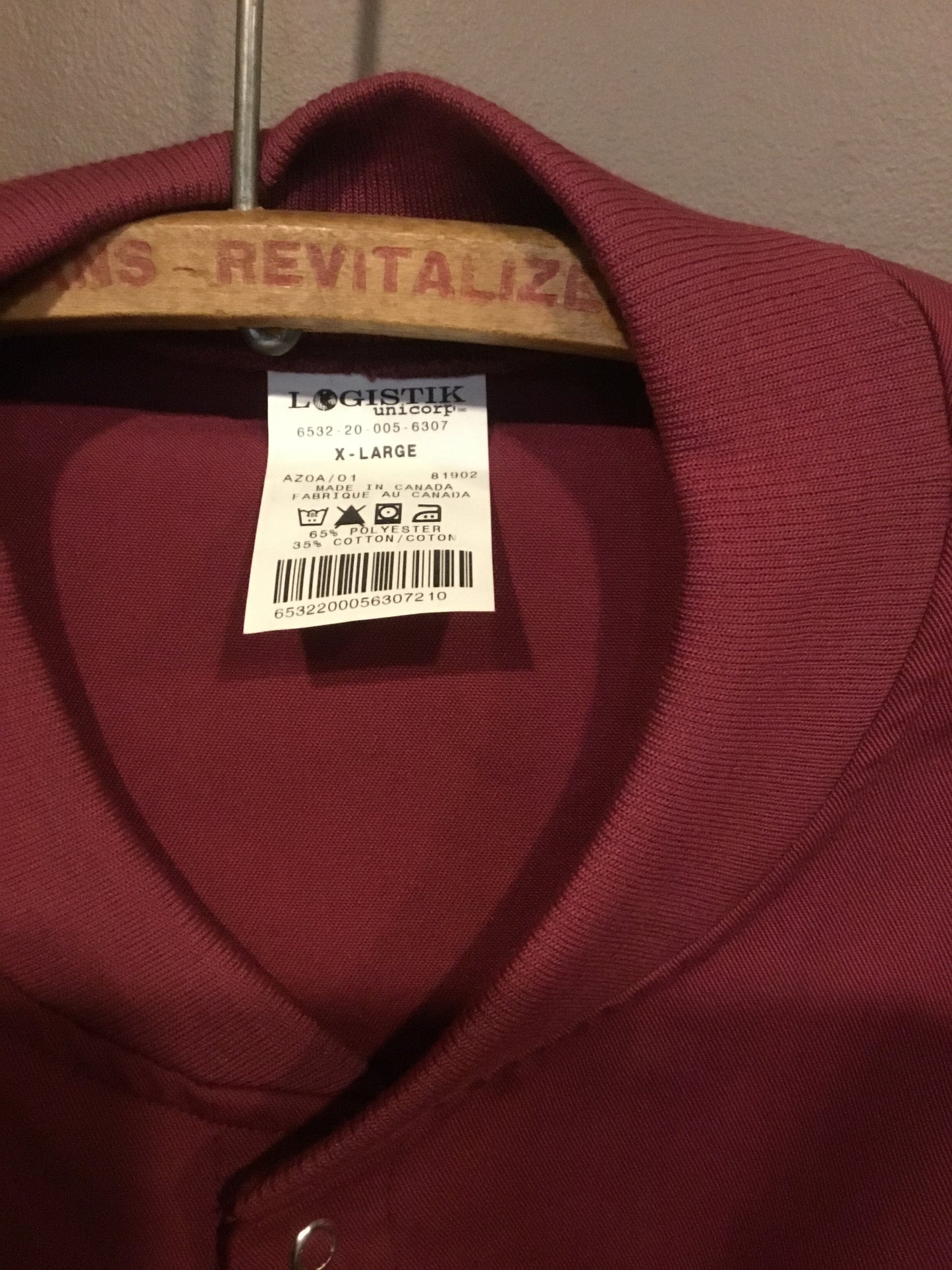 Medical Uniform Warmup Jacket X large