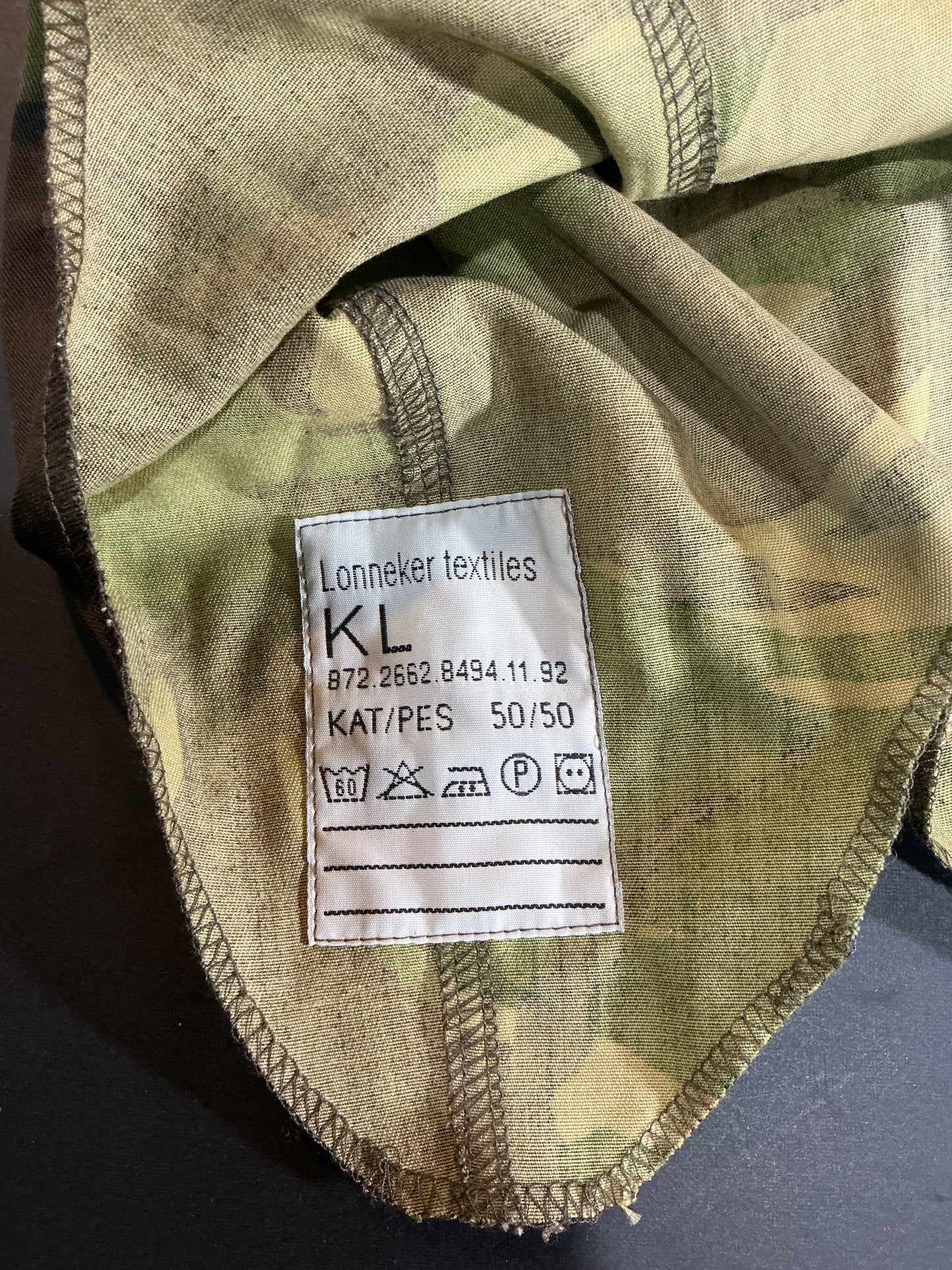Dutch Military DPM Pattern Helmet Cover