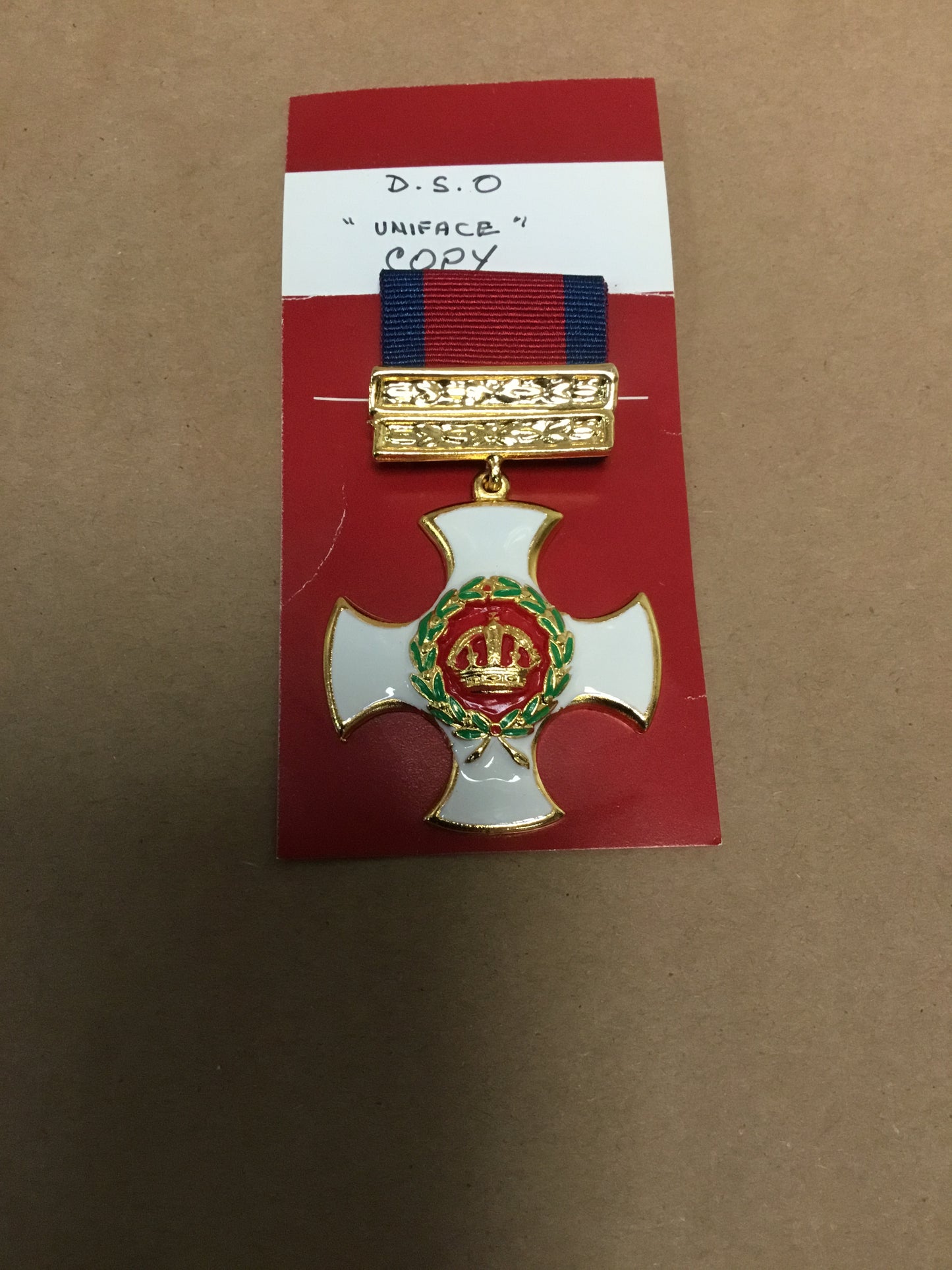 Reproduction, British military distinguished service order, full-size metal