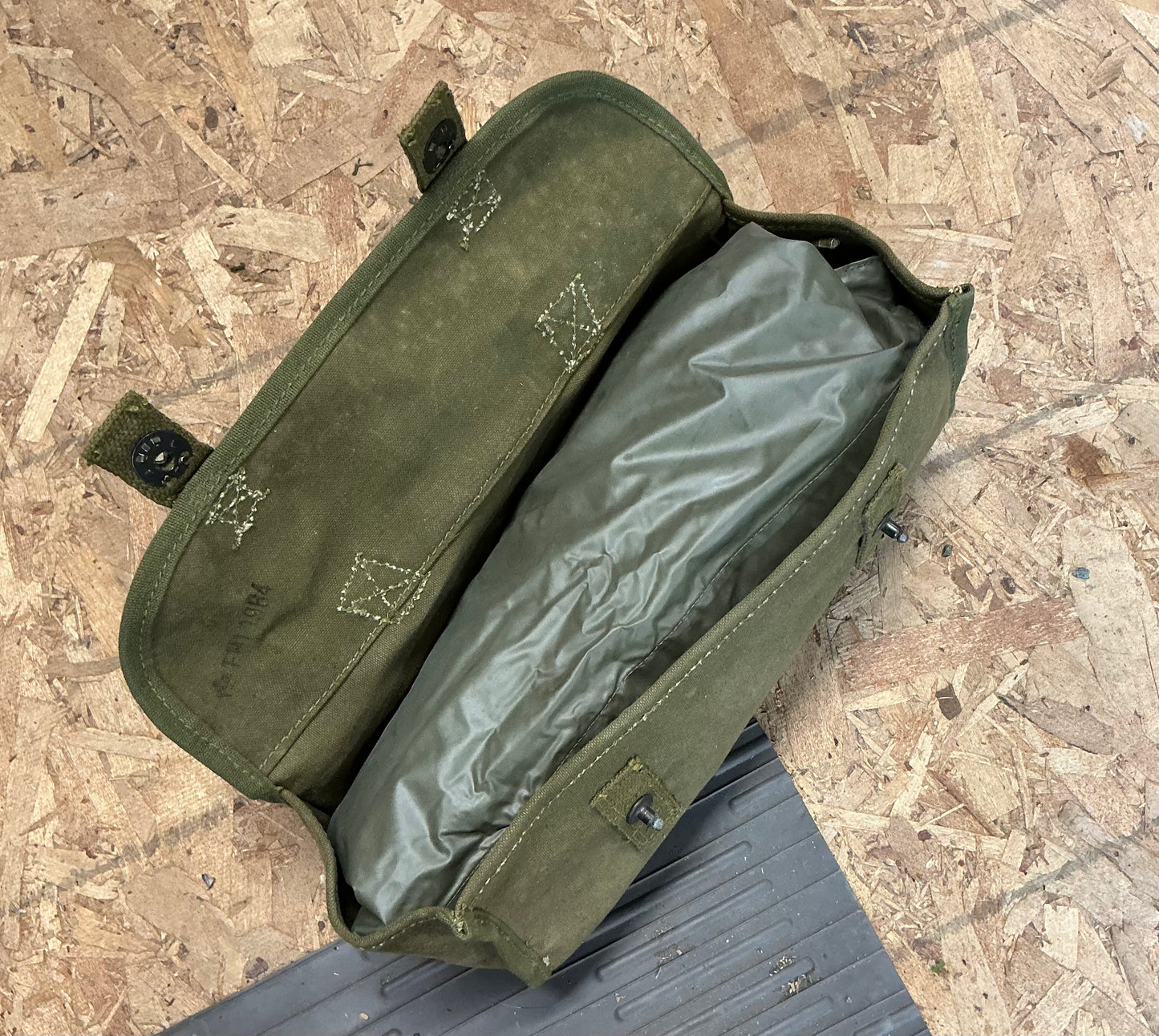 Vintage Polish Rain Poncho with carry pouch