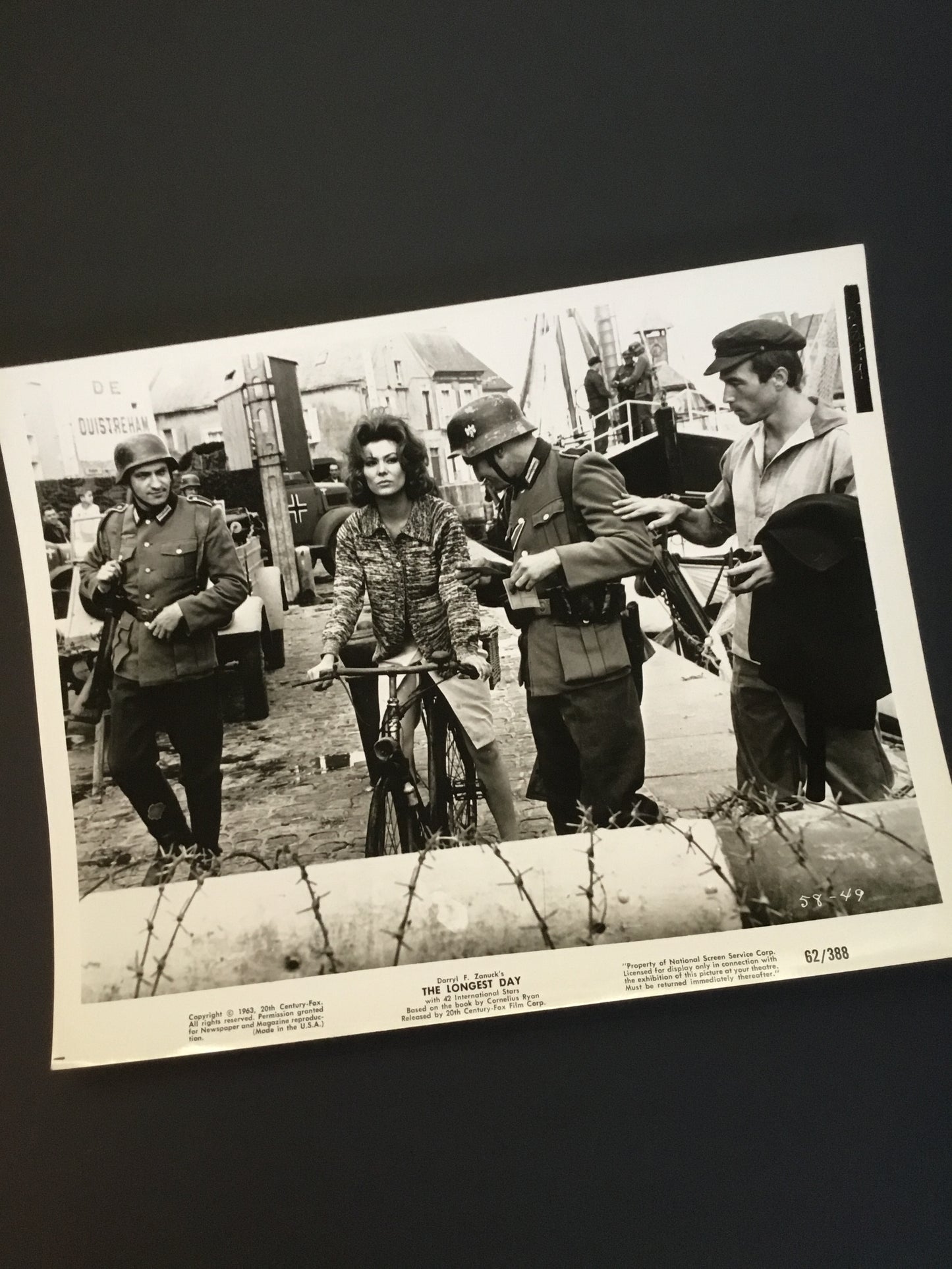 8x10 Press Photo (The Longest Day ) 1963