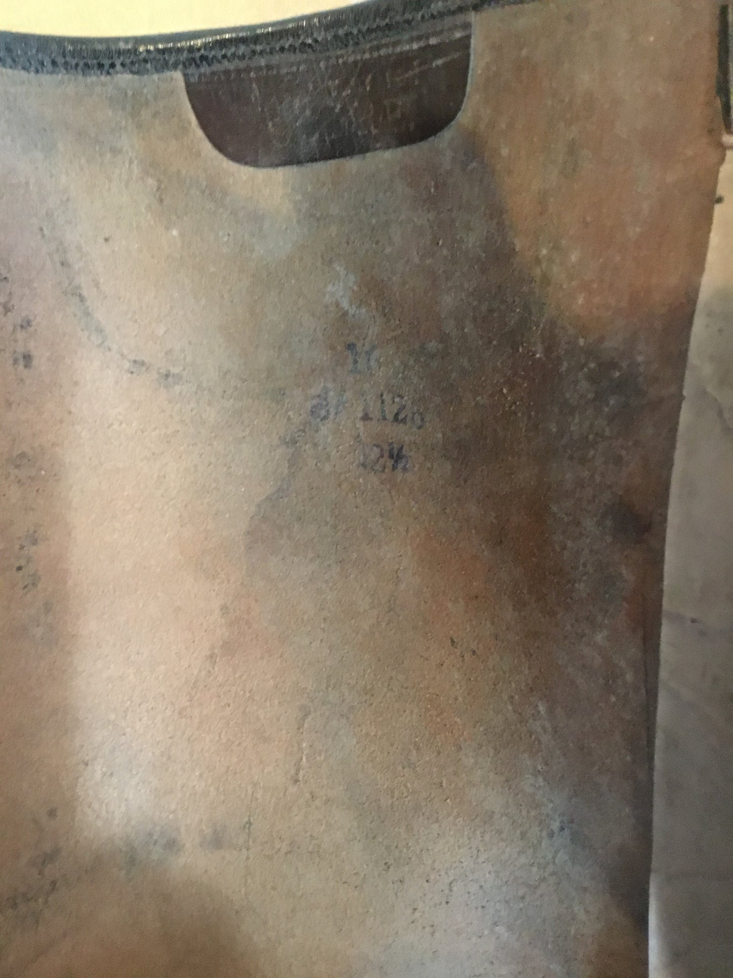 WW11 Black Leather Gaiters