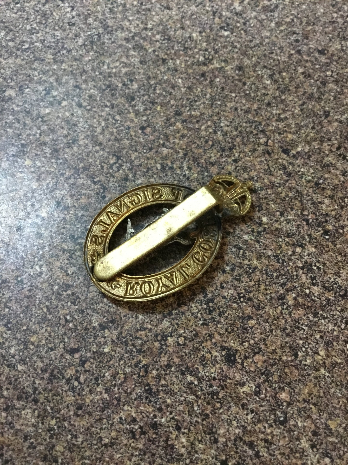 British Army Royal Corps of Signals Cap Badge