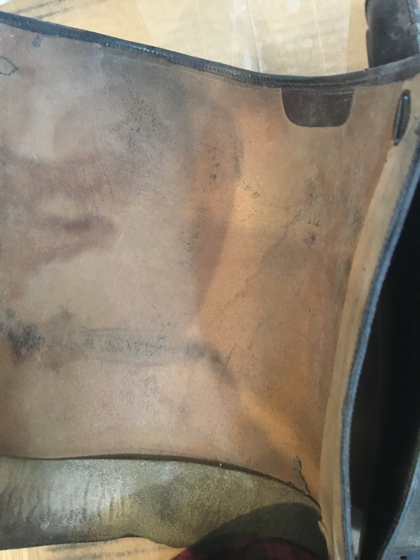 WW11 Black Leather Gaiters