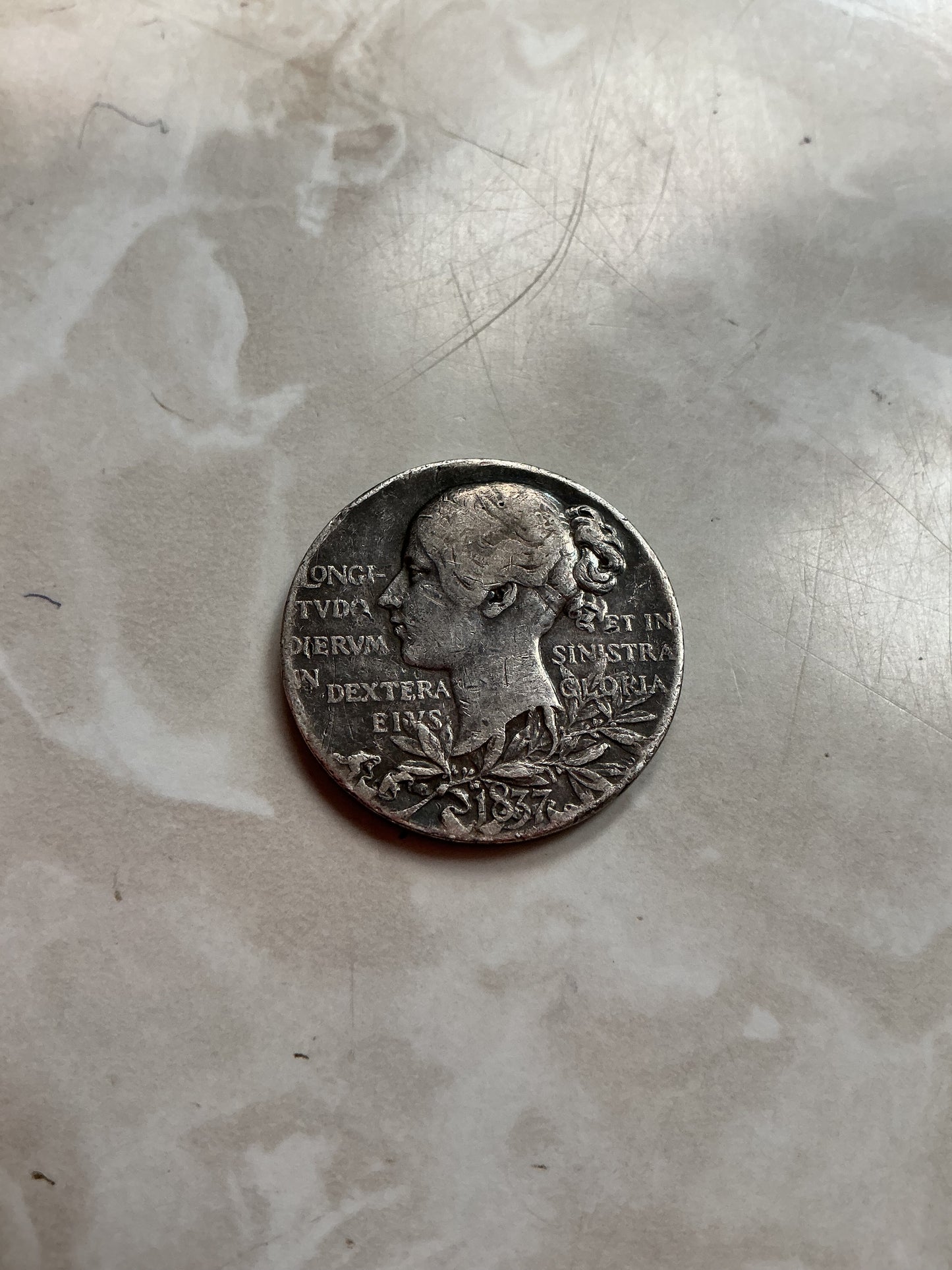 1897 Queen Victoria Official Diamond Jubilee Silver Medal