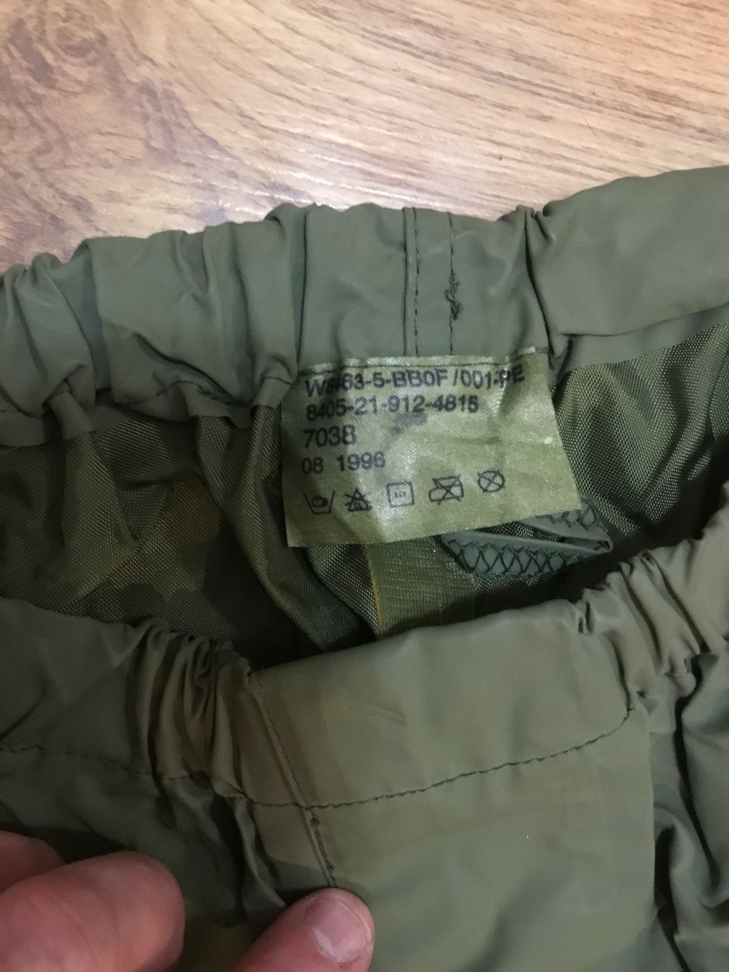 Vintage Canadian Military Rain Pants 38 Inches  Plus