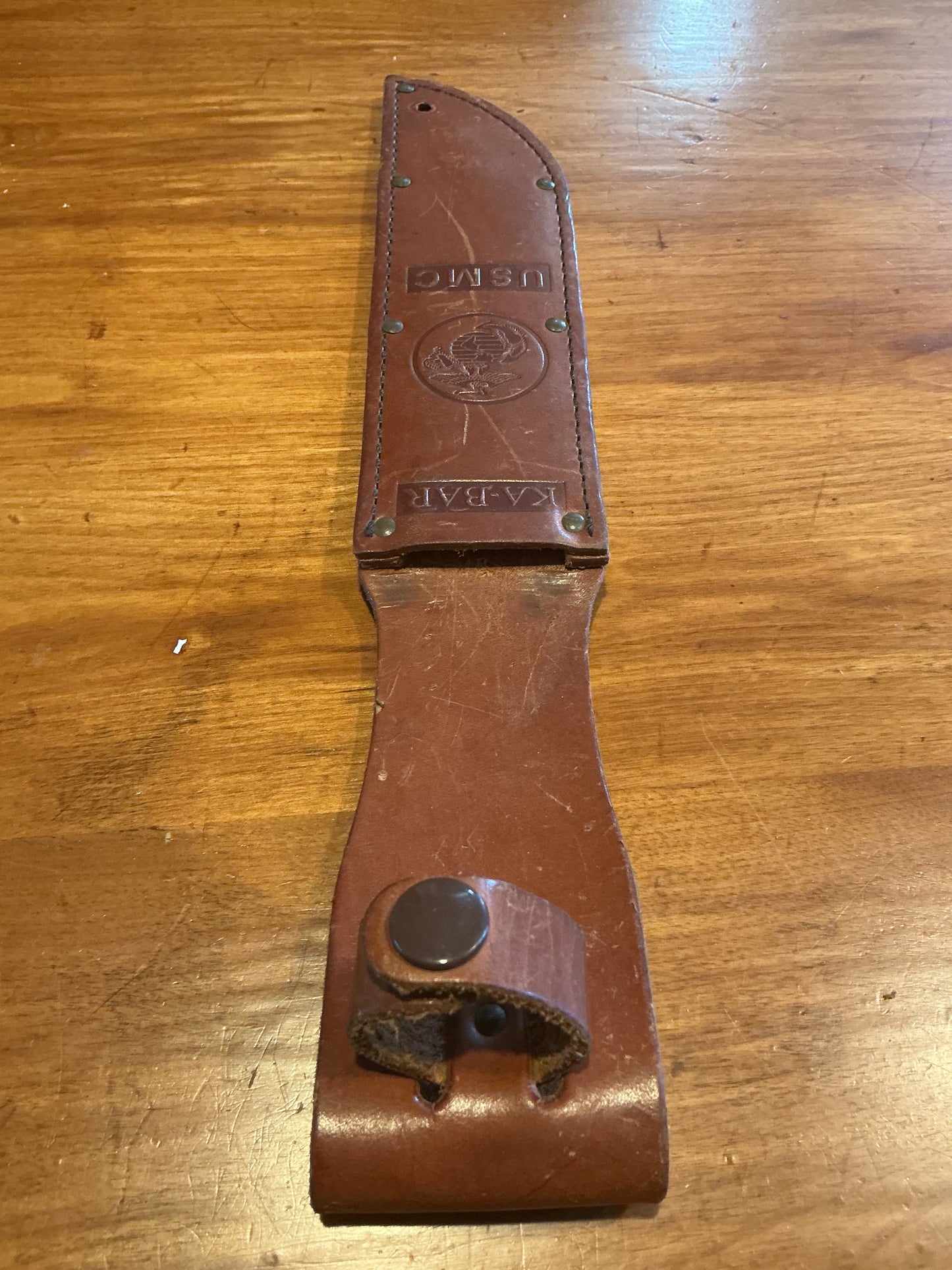 U.S.M.C. KA-BAR LEATHER SHEATH