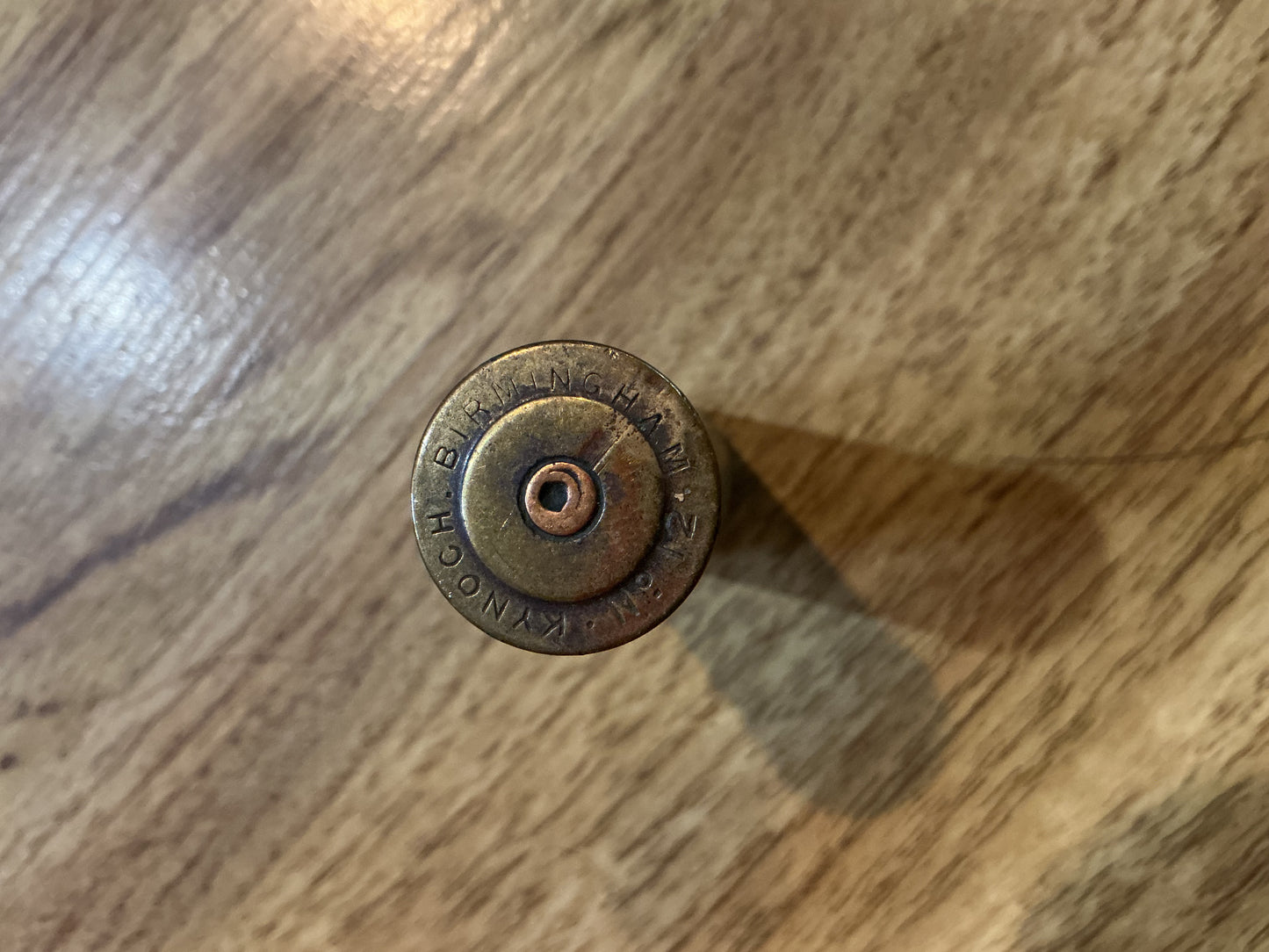 Early Brass Shell Casing No12 Made in England