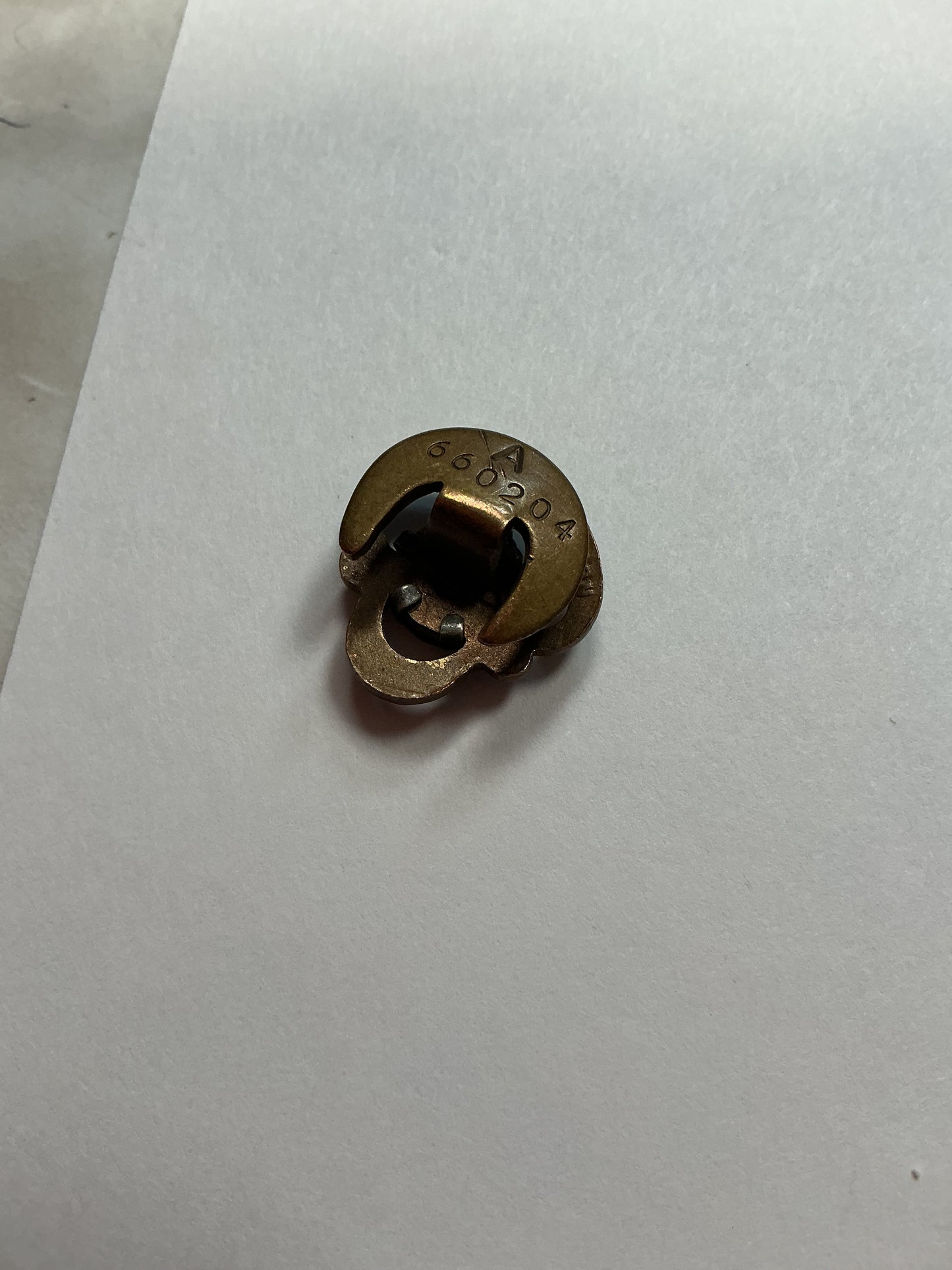 War Time British Legion Button Hole Pin Numbered