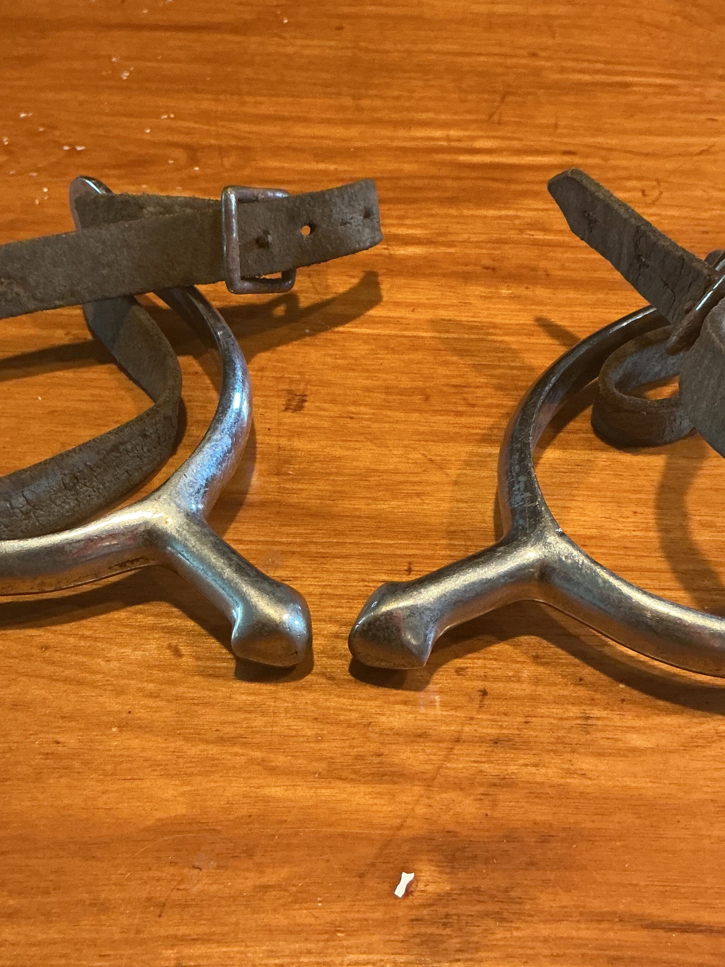 1938 Dated WW11 British Spurs with Leather Straps