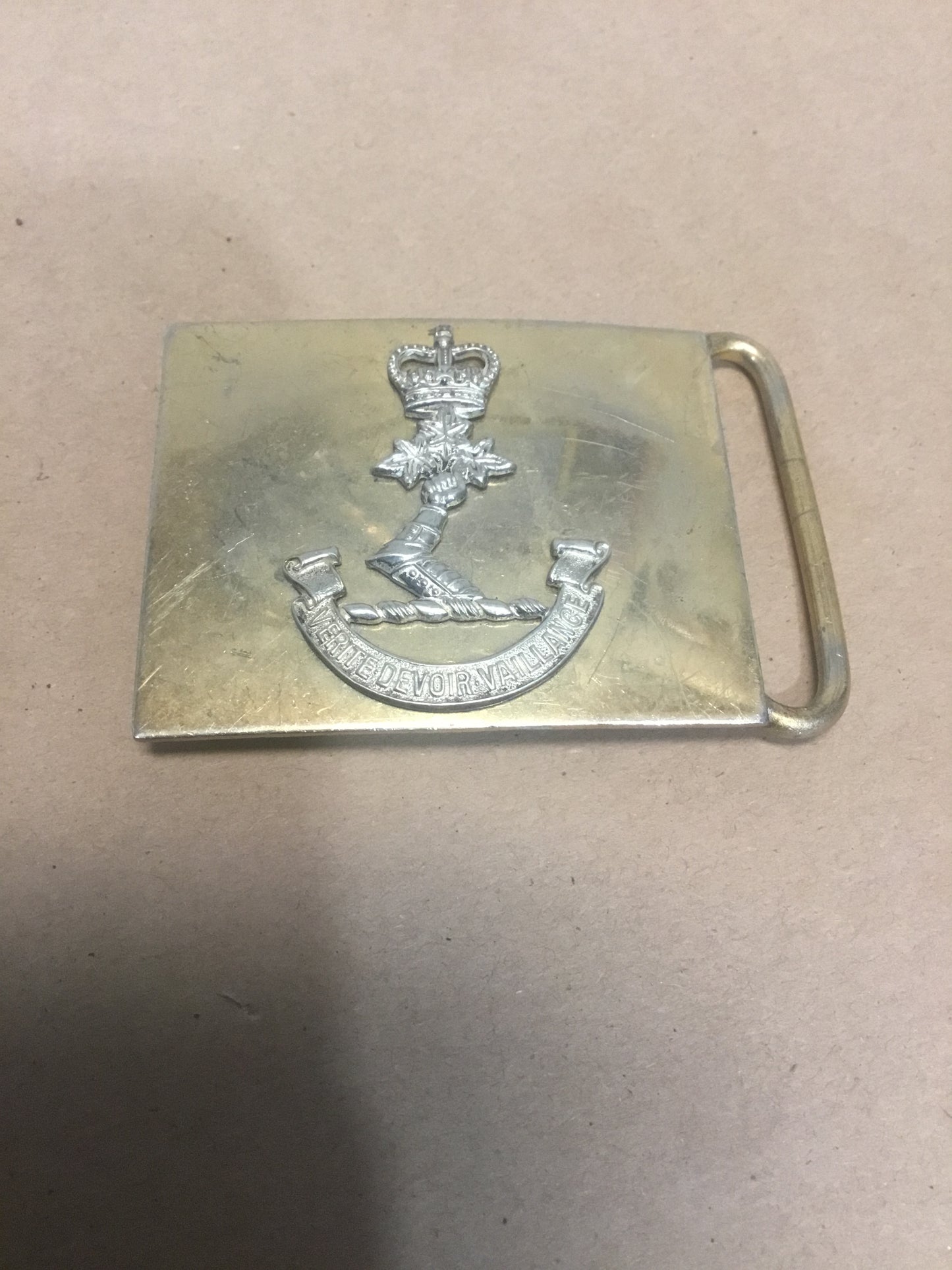 RMC ROYAL MILITARY COLLEGE DRESS BELT BUCKLE