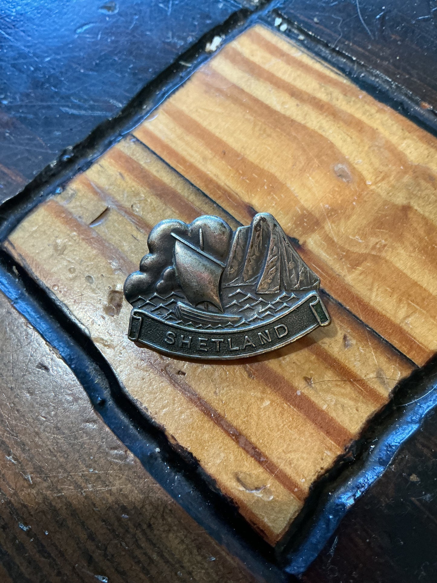Early Shetland Silver Pin