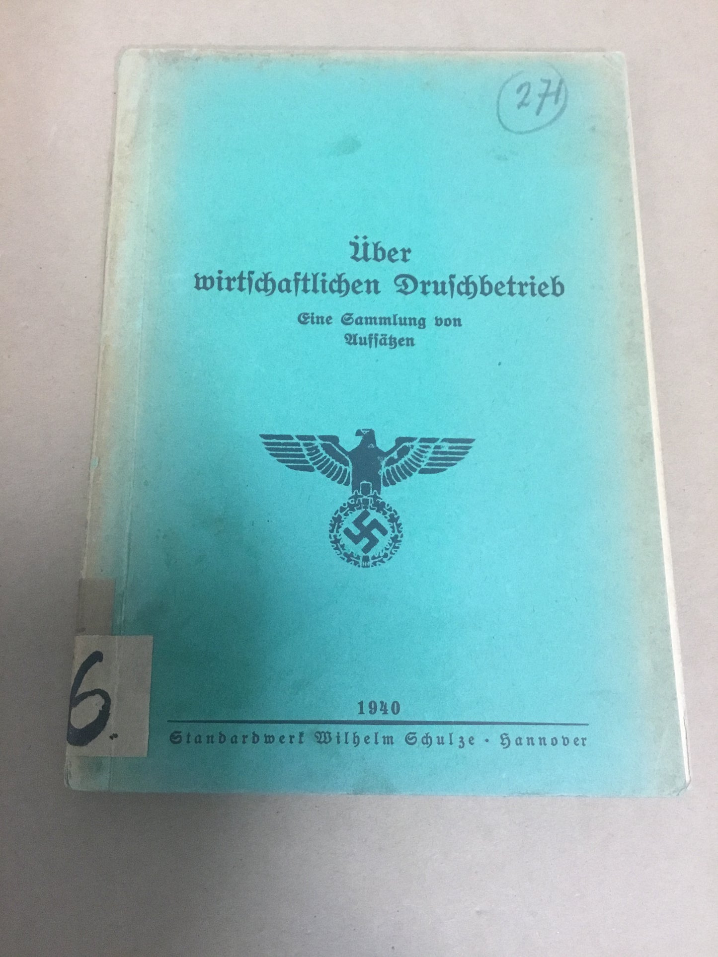 1940 German Farming Booklet , techniques on using Equipment .
