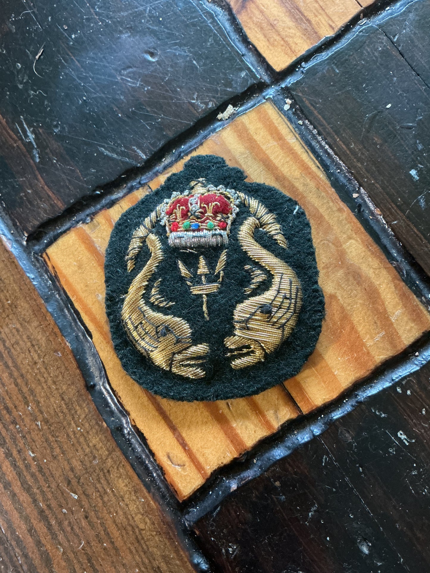 Canadian Forces RCN Navy Shallow Water Diver Hat Badge Insignia