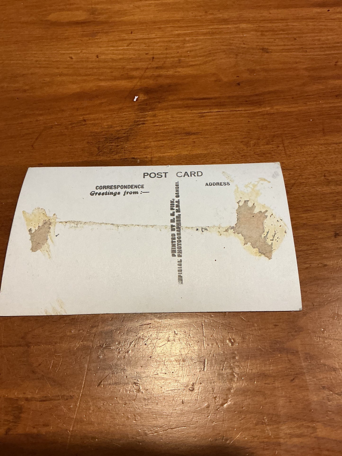 HMS DEFENDER DESTROYER POST CARD