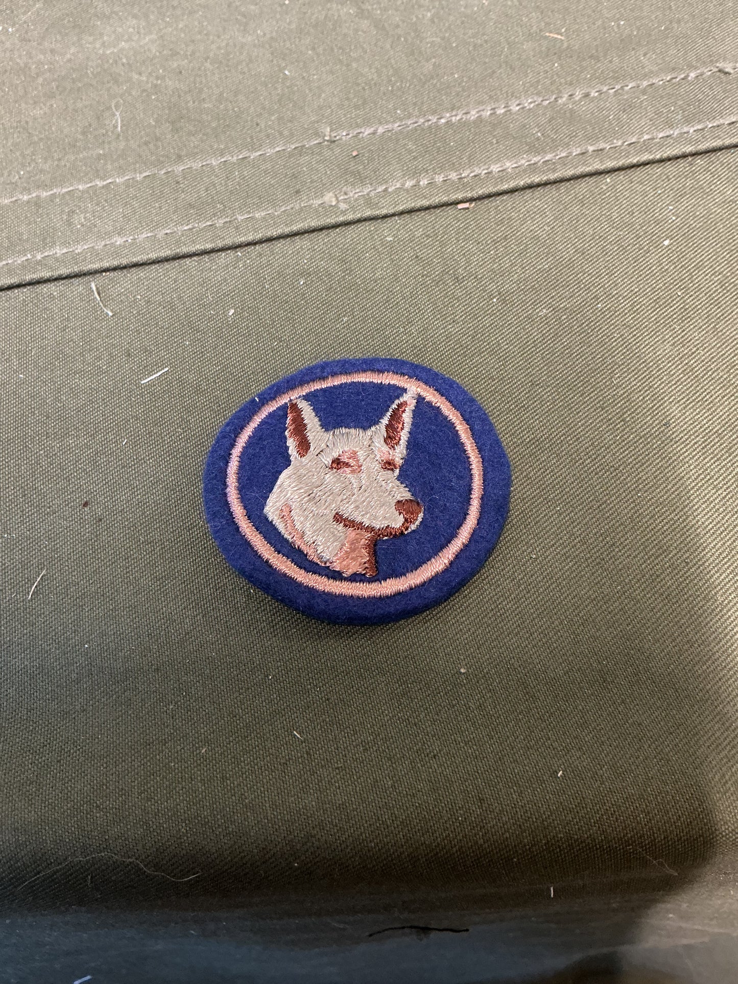 VINTAGE RCMP POLICE DOG HANDLERS PATCH