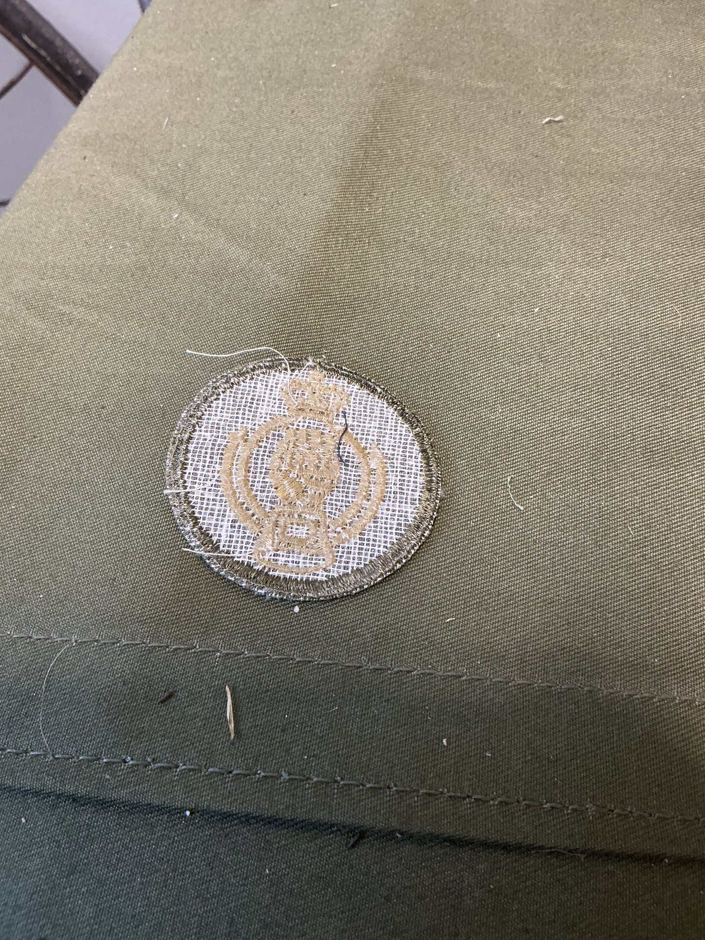 Royal Canadian Armoured Corps "Boonie" Hat Combat Badge.