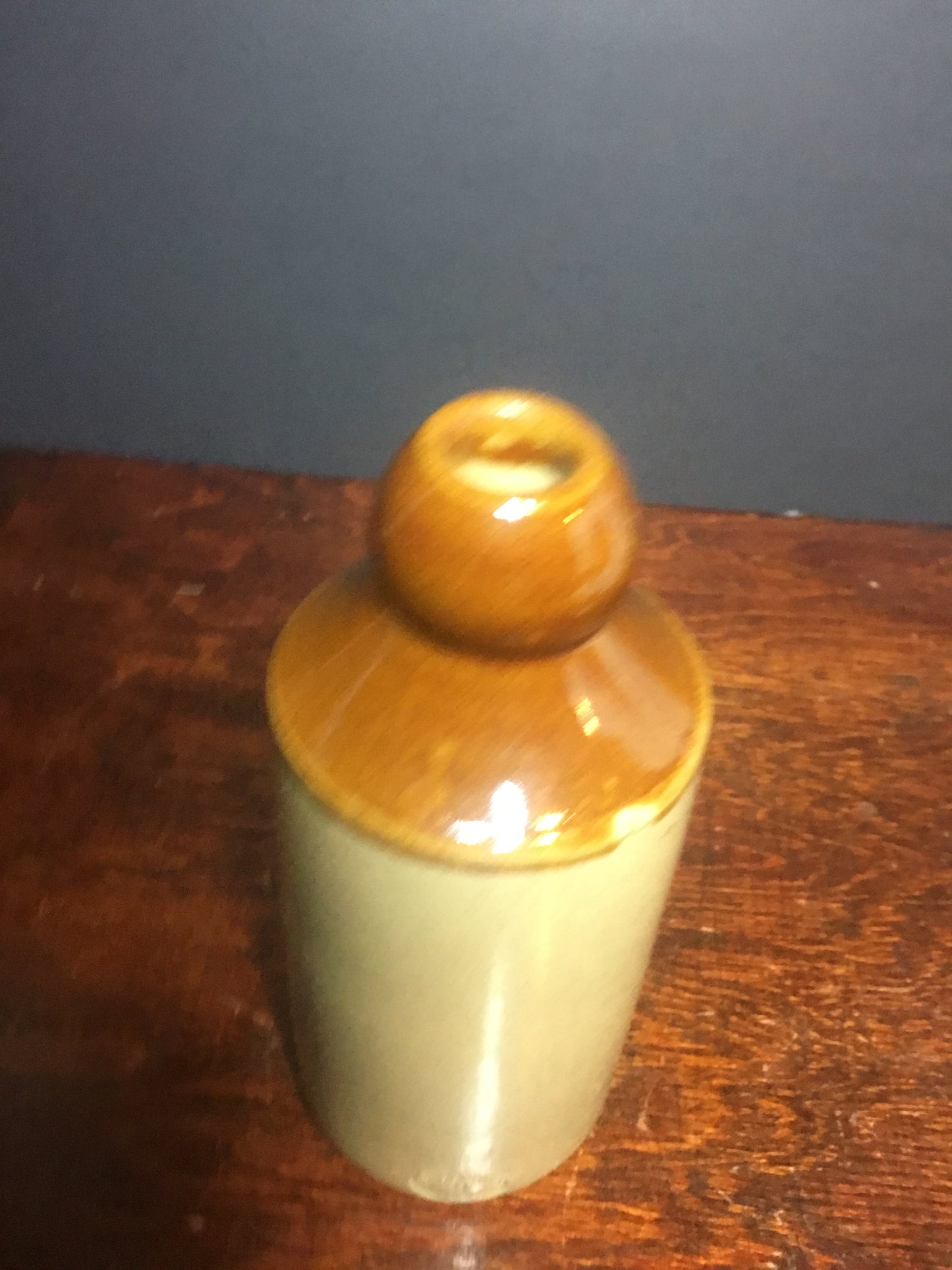 VINTAGE "BROWNSON'S OF ECCLES SARSAPARILLA & DANDELION STOUT" STONEWARE BOTTLE