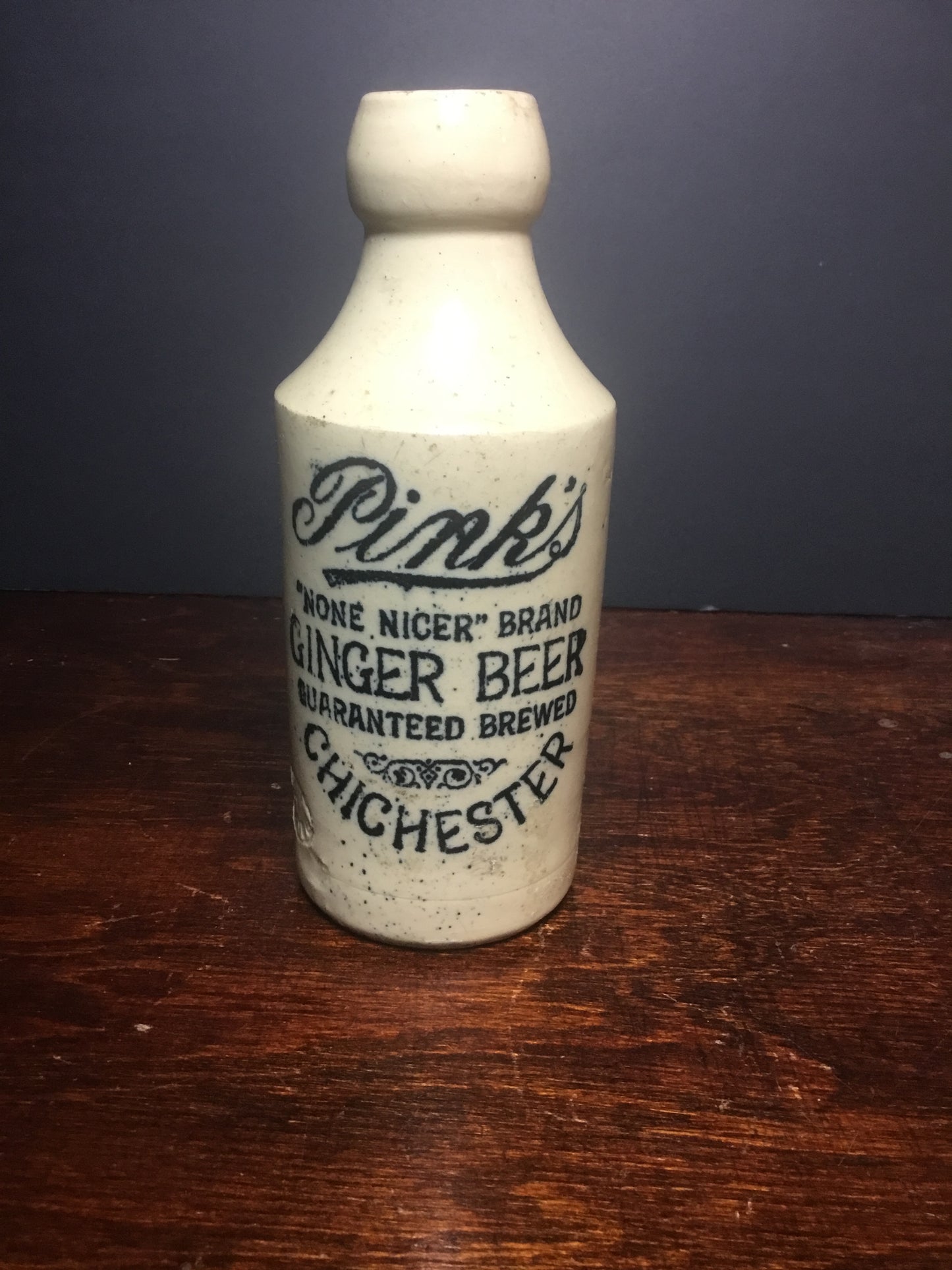 British Stoneware PINK’S LTD NON NICER BRAND GINGER BEER