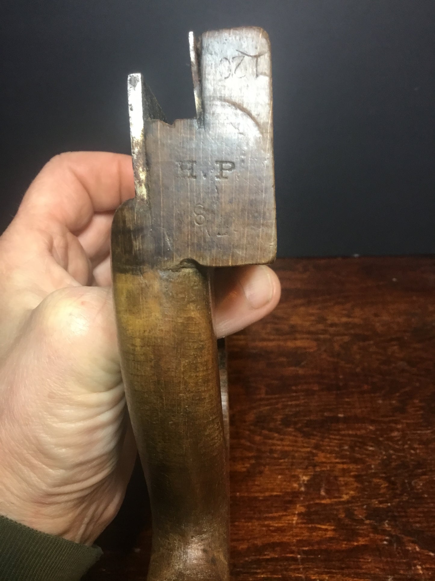 7/8 Inch Handled Tongue & Groove Molding Plane