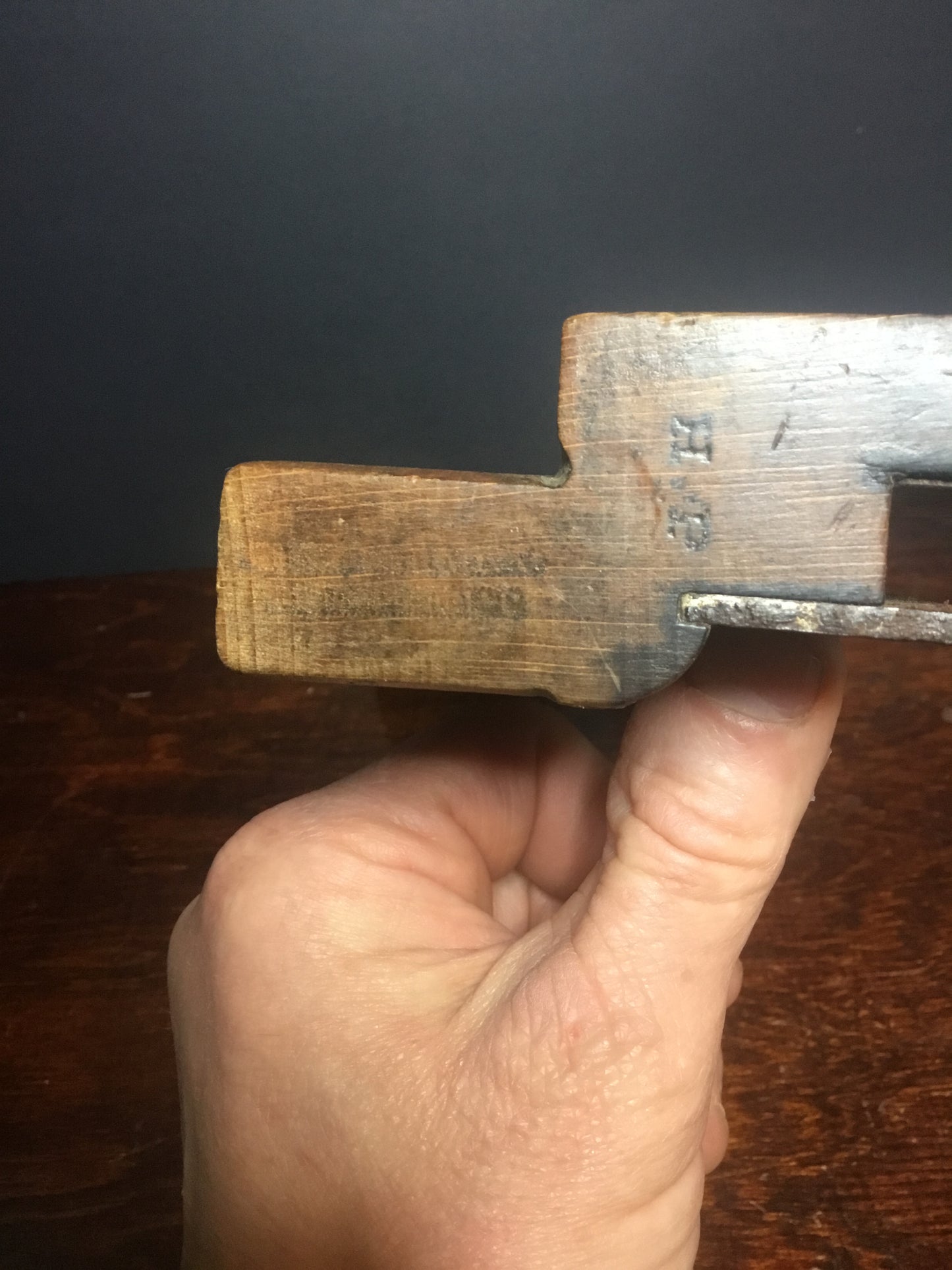 7/8 Inch Handled Tongue & Groove Molding Plane