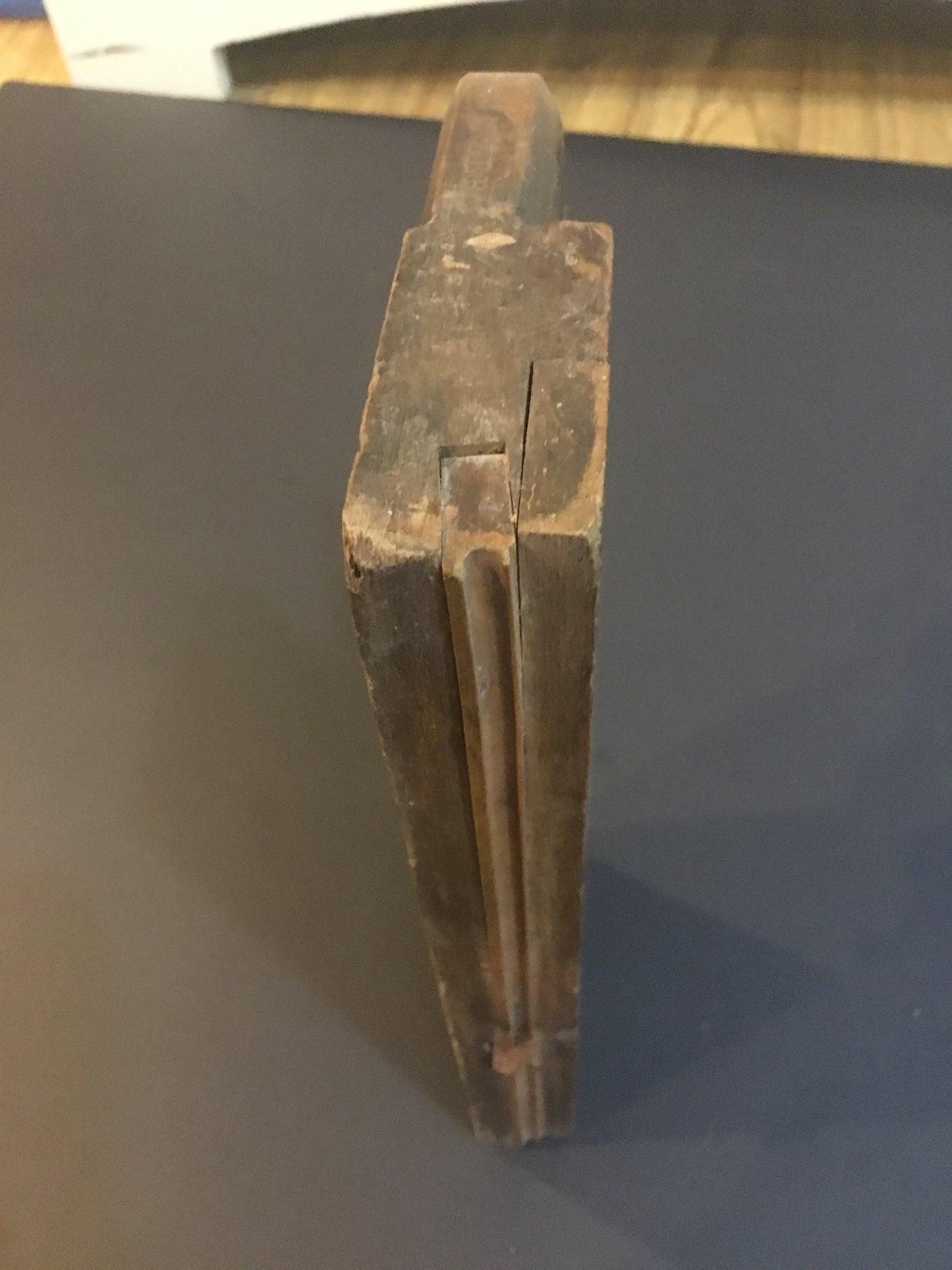 Antique Moulding Plane with Makers Name .