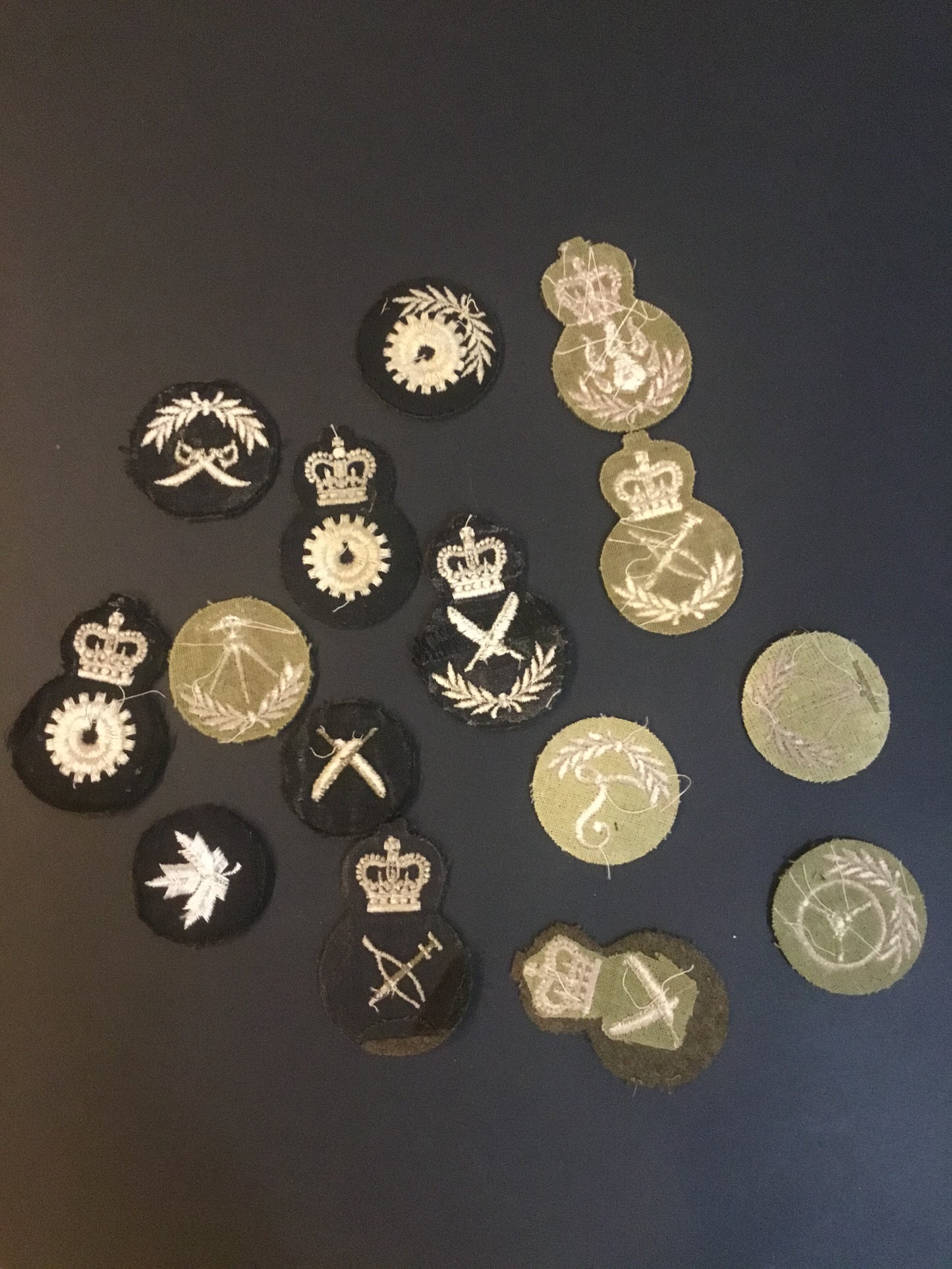 Lot of of Post war Canadian Military Trade Badges ,