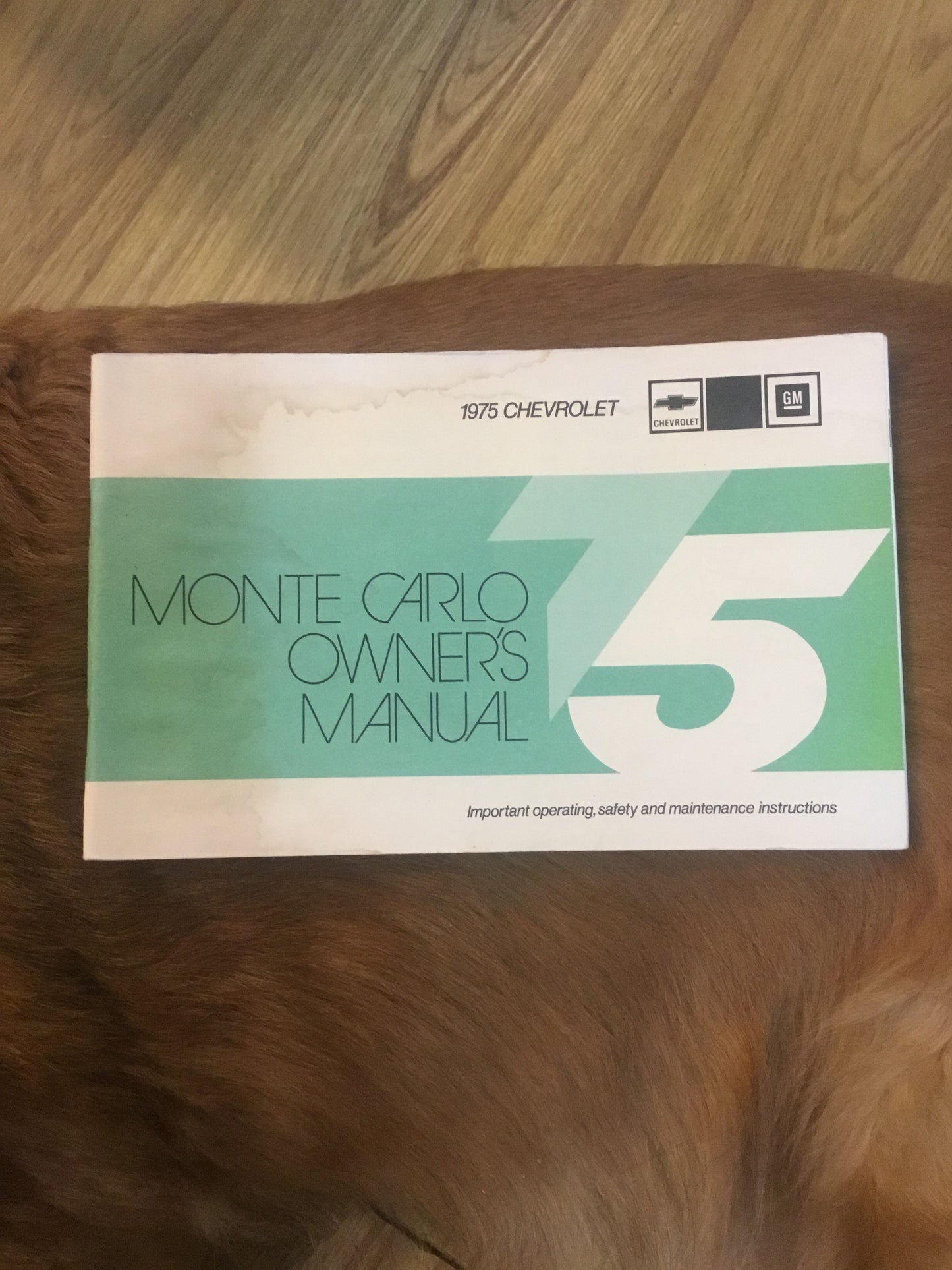 1975 Chevrolet Monte Carlo Owners Manual
