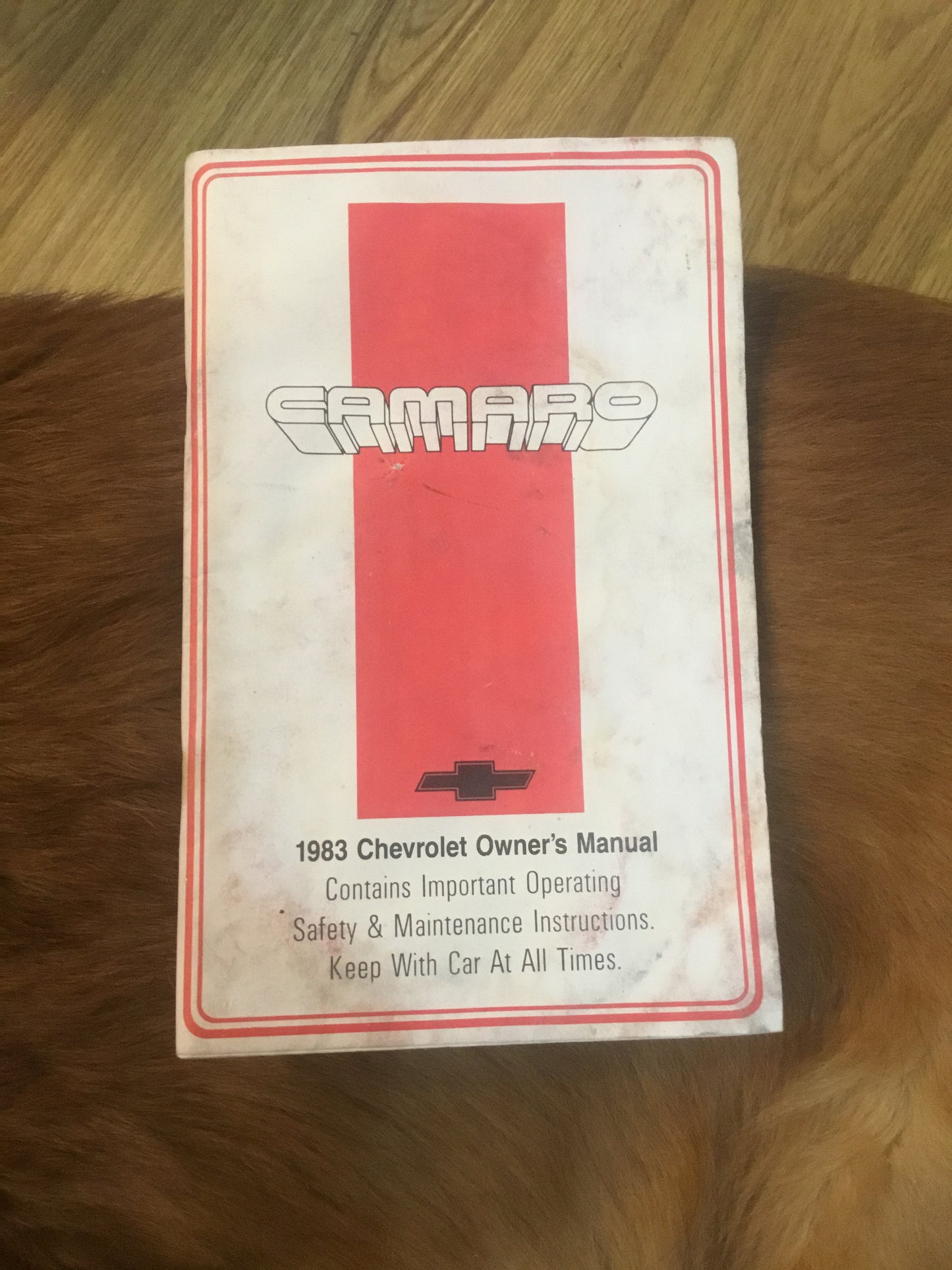 1983 Chevrolet Camaro Owners Manual