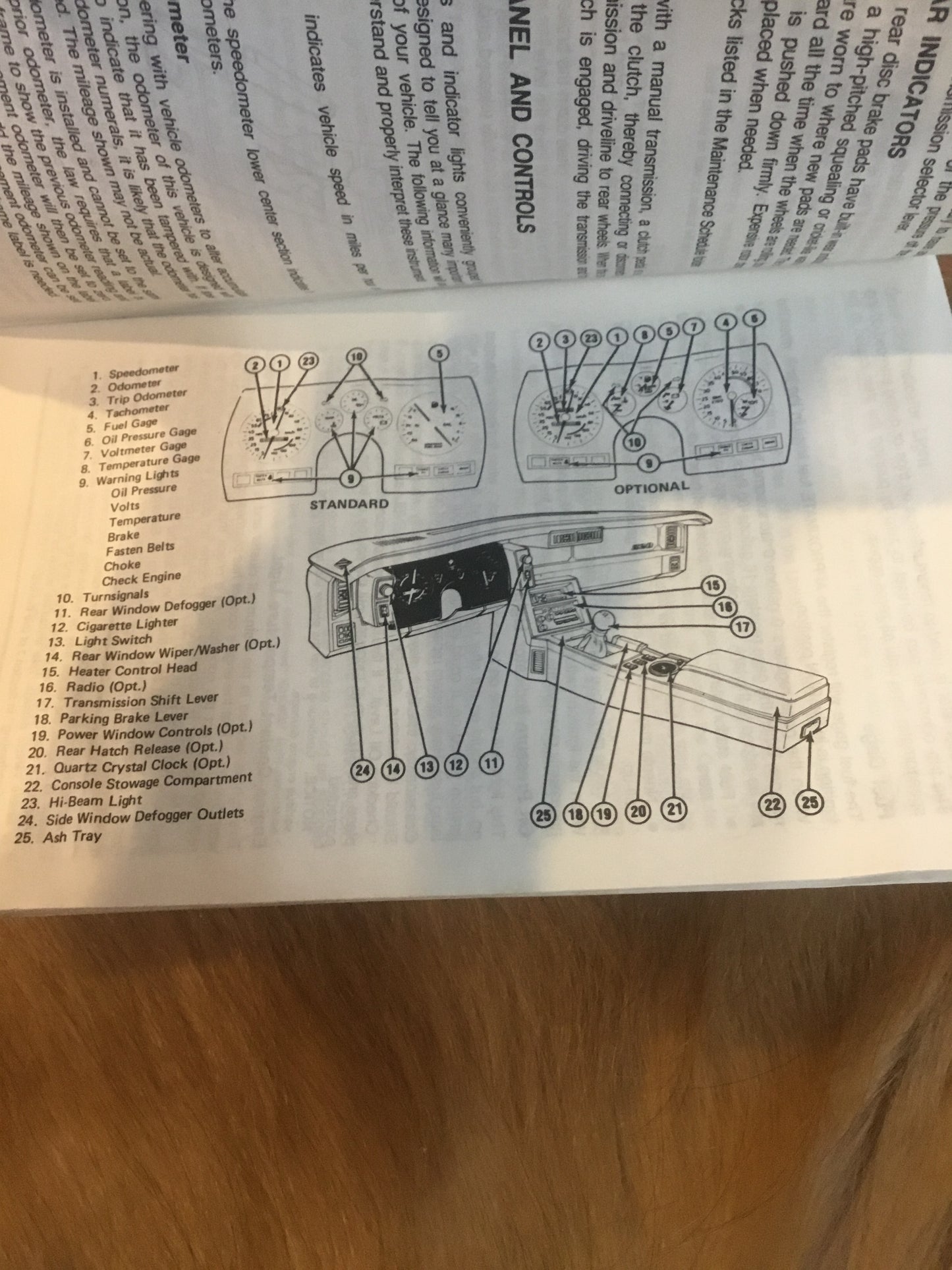 1983 Chevrolet Camaro Owners Manual