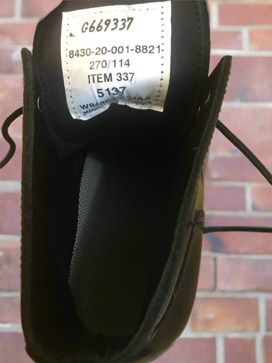 No 1 Canadian Forces Steel Toe Ankle/ Dress Boots ;Size 10