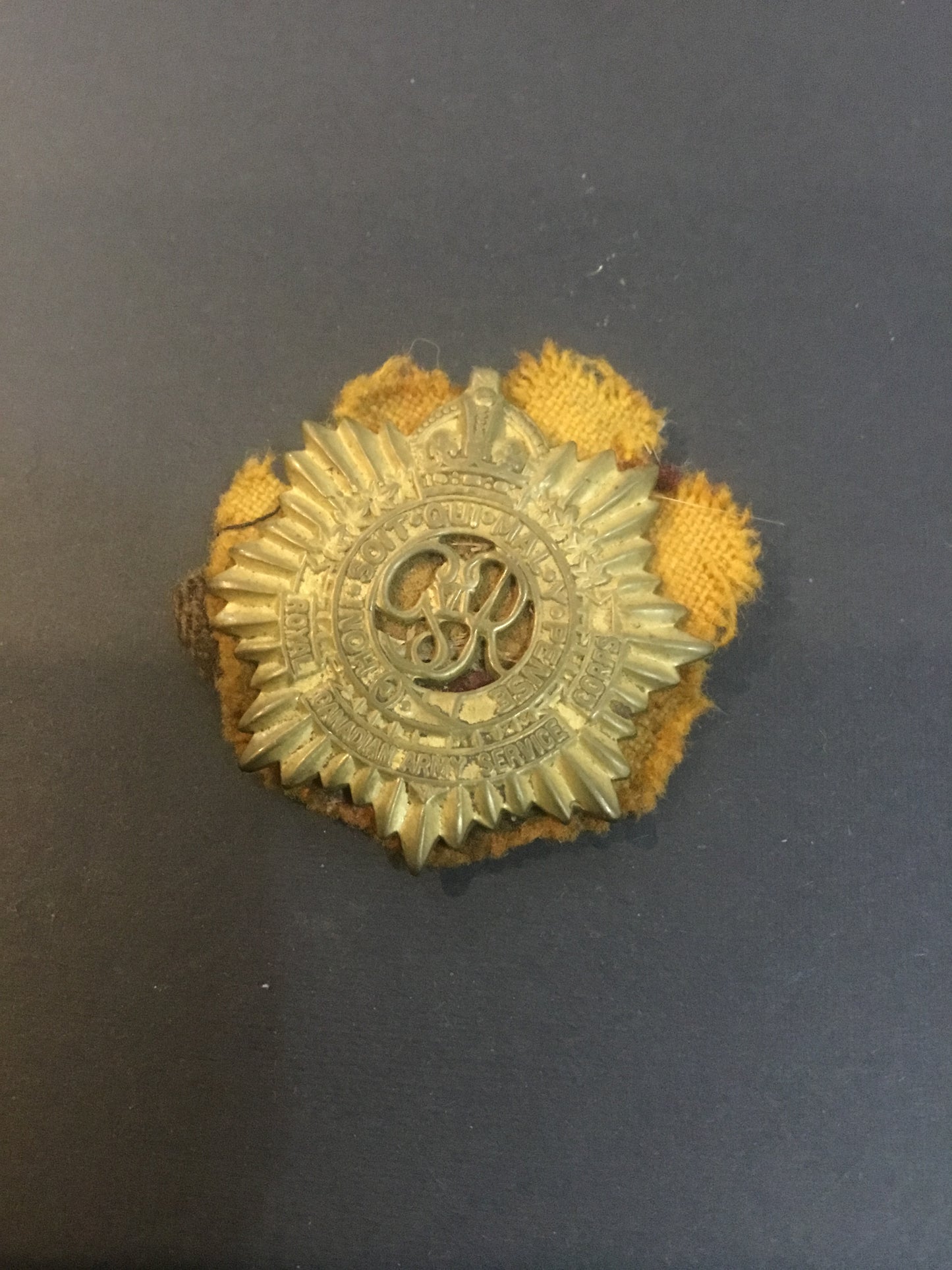 WW11 Canadian Army Service Corps Hat Badge