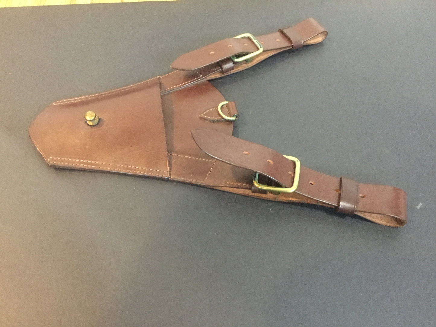 Sam Brown Leather Sword Hanger , Brass Fittings