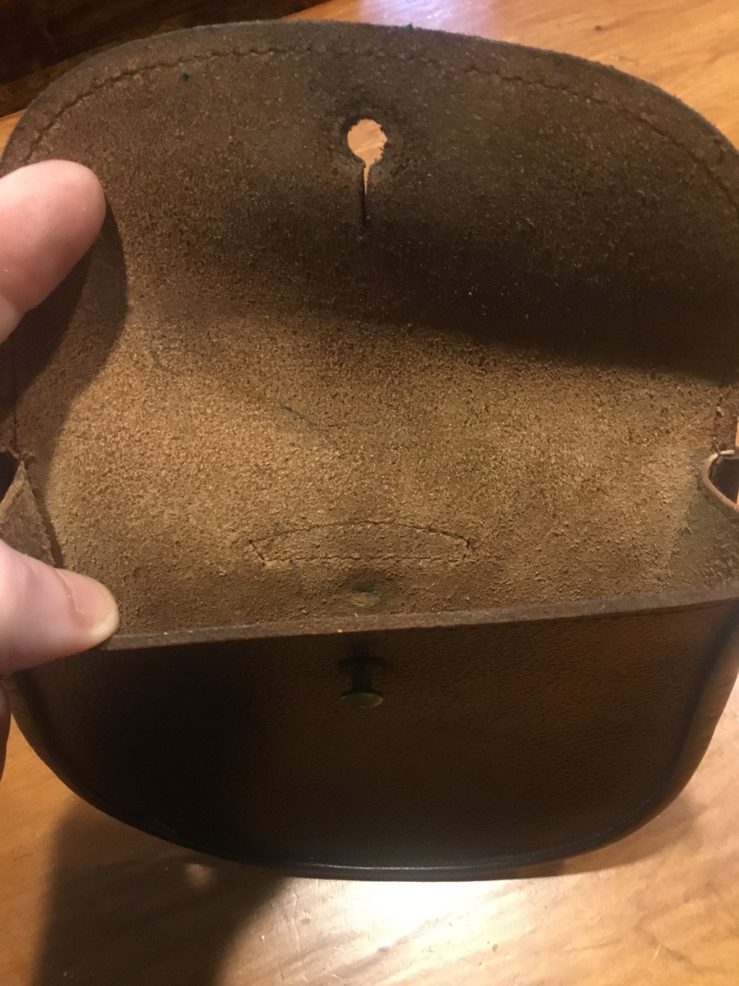 Leather Sporran Dated 1952