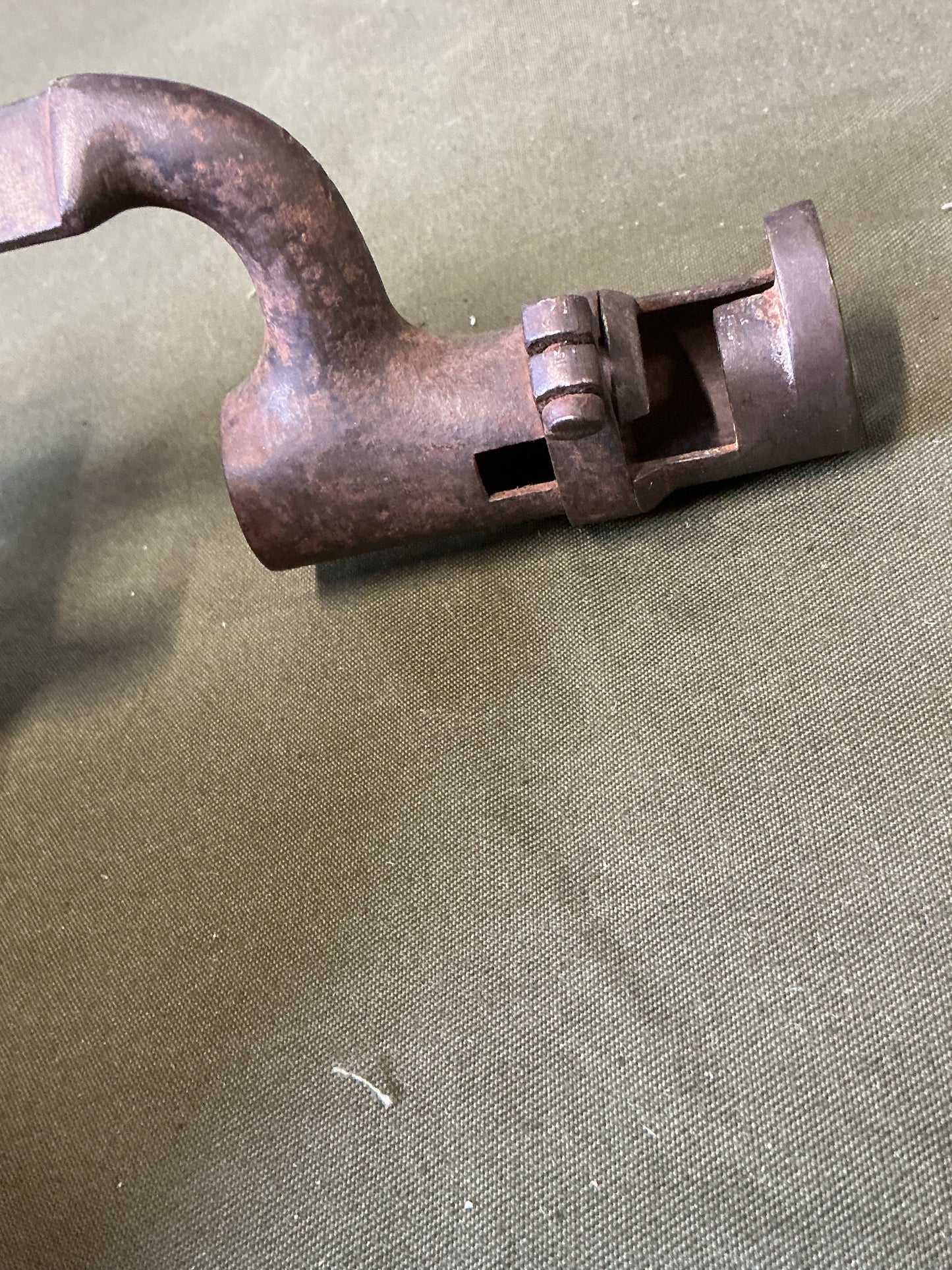 Early Socket Bayonet with Makers Name