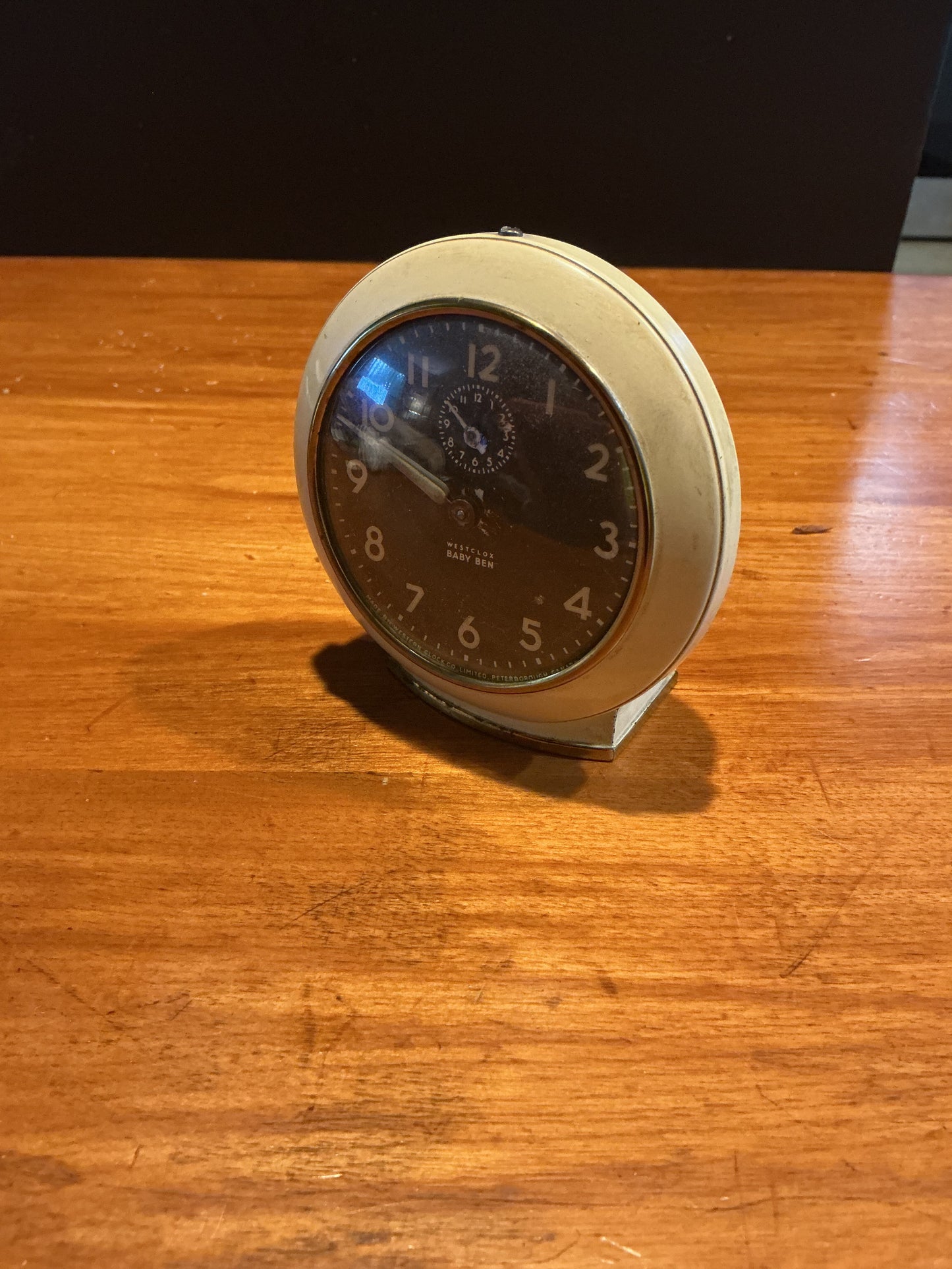 1940s Baby Ben Westclox Bedside Alarm Clock