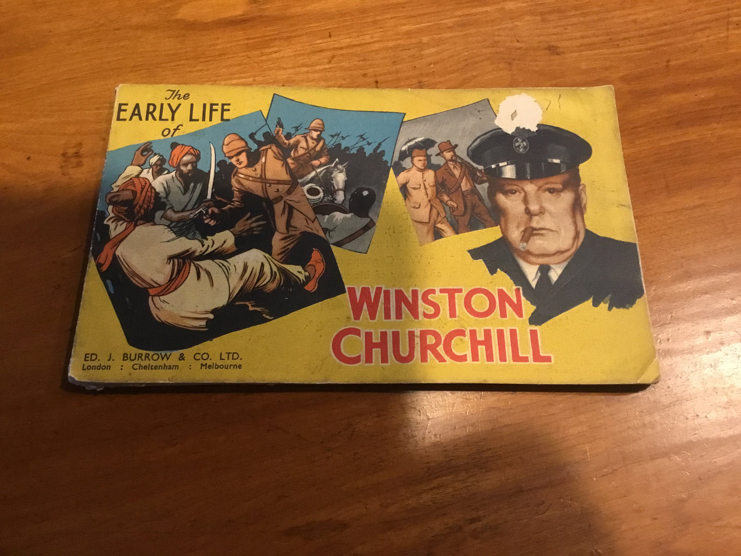 56-page comic strip biography of Winston Churchill appeared in 1942.