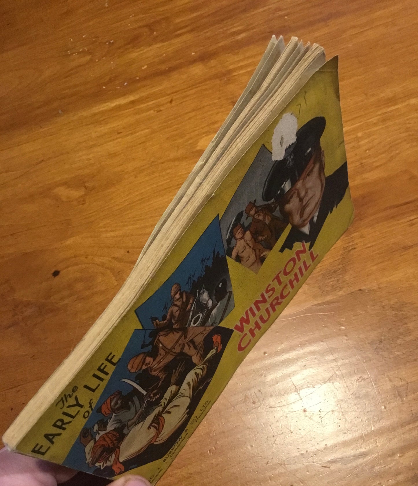 56-page comic strip biography of Winston Churchill appeared in 1942.