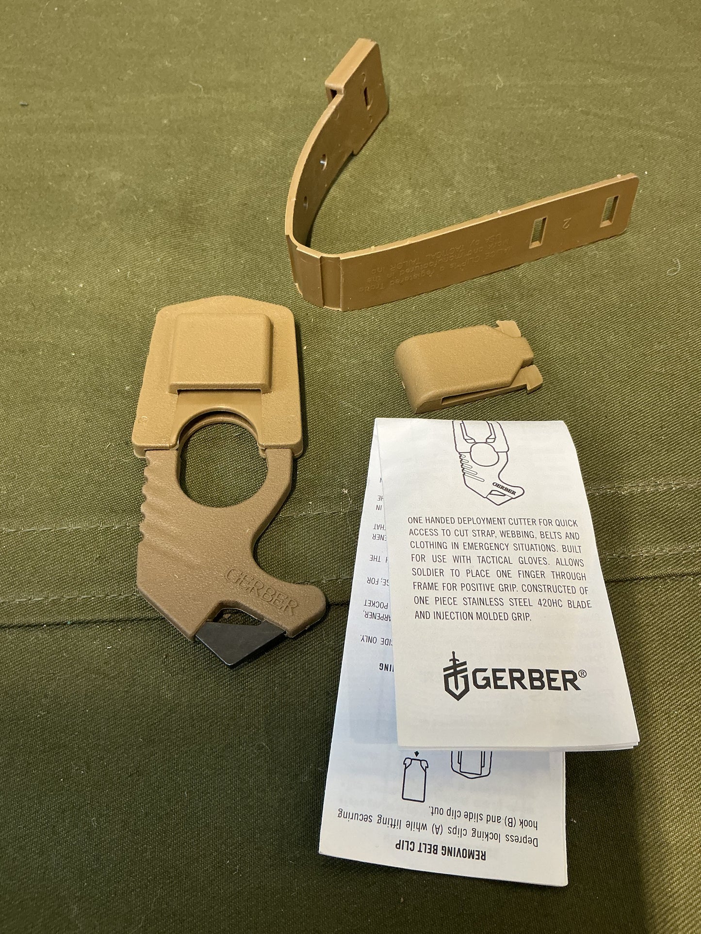 New Gerber Strap Cutting Tool with Glass Break