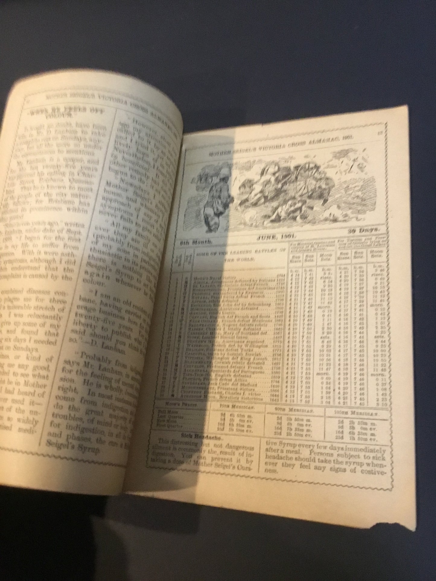 The Victoria Cross Almanac 1901 , Booklet