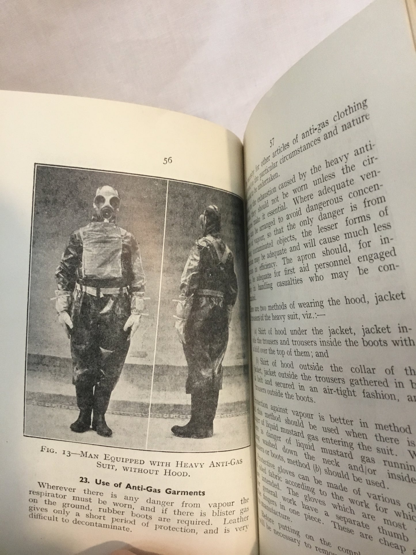 WW11 Air RAID precautions, handbook number one personal protection against gas
