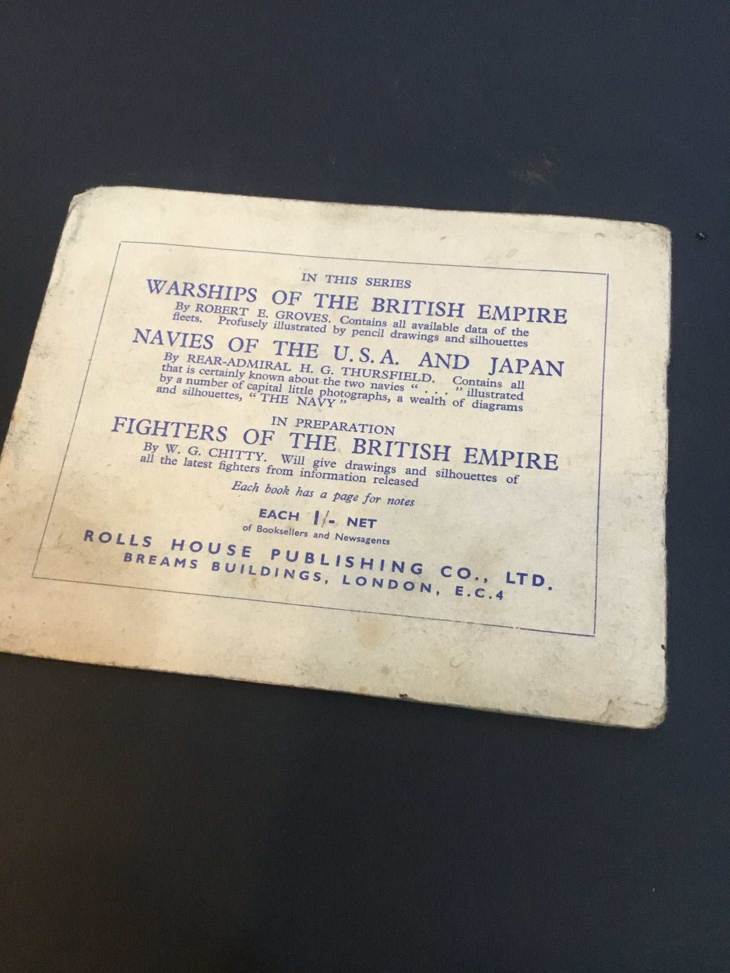 WW2 RAF Bomber Recognition Manual (1942)
