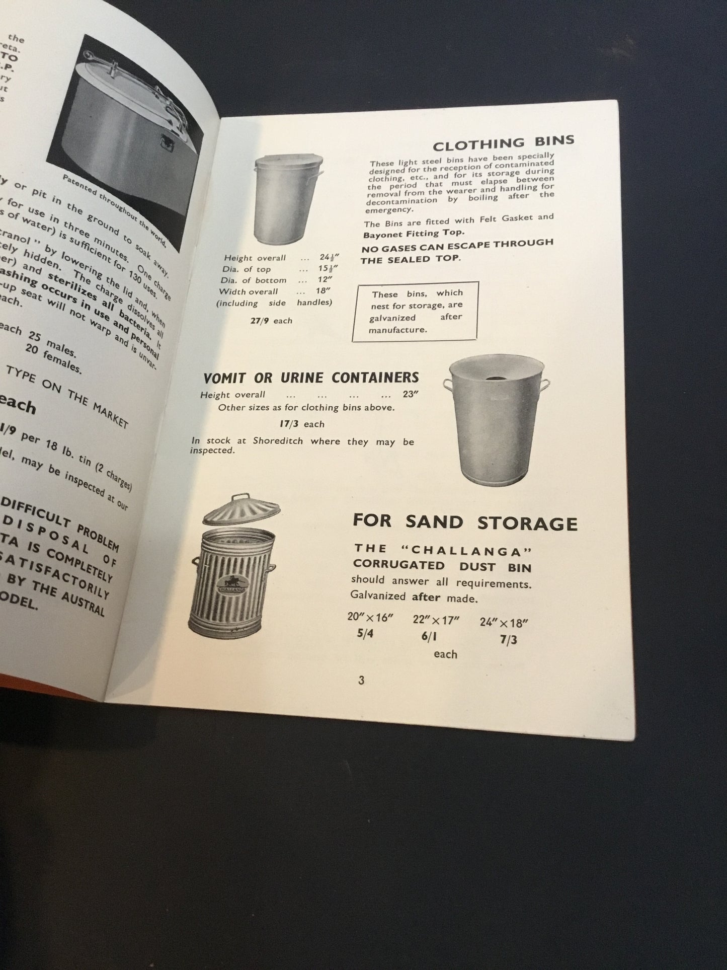 WW 11 ARP For Business Houses , Supply Brochure