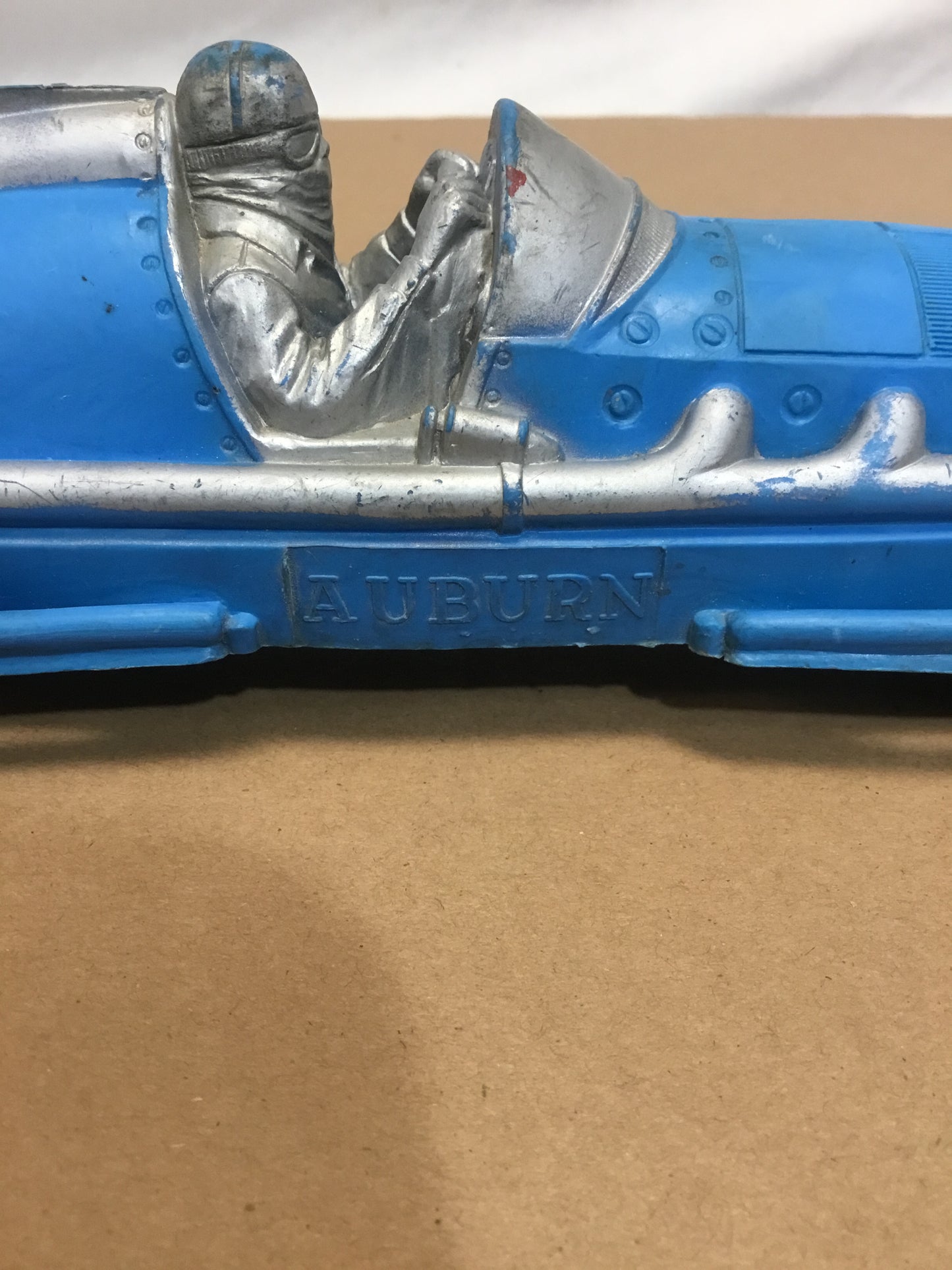 1950’s Vintage Auburn Rubber ;Blue ;10 inch Indy Race Car Toy