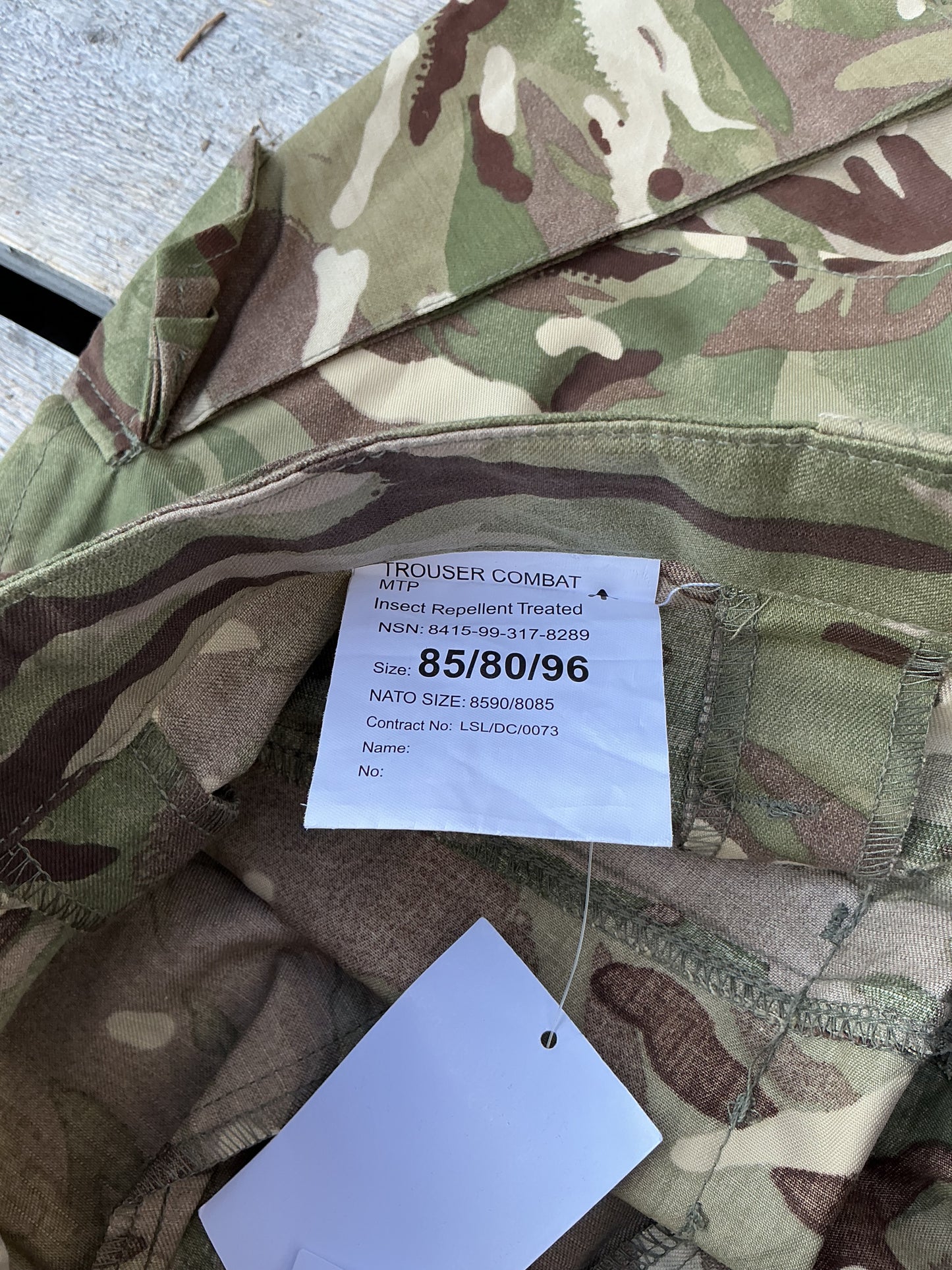 British Muli-Cam Combat Field Pants