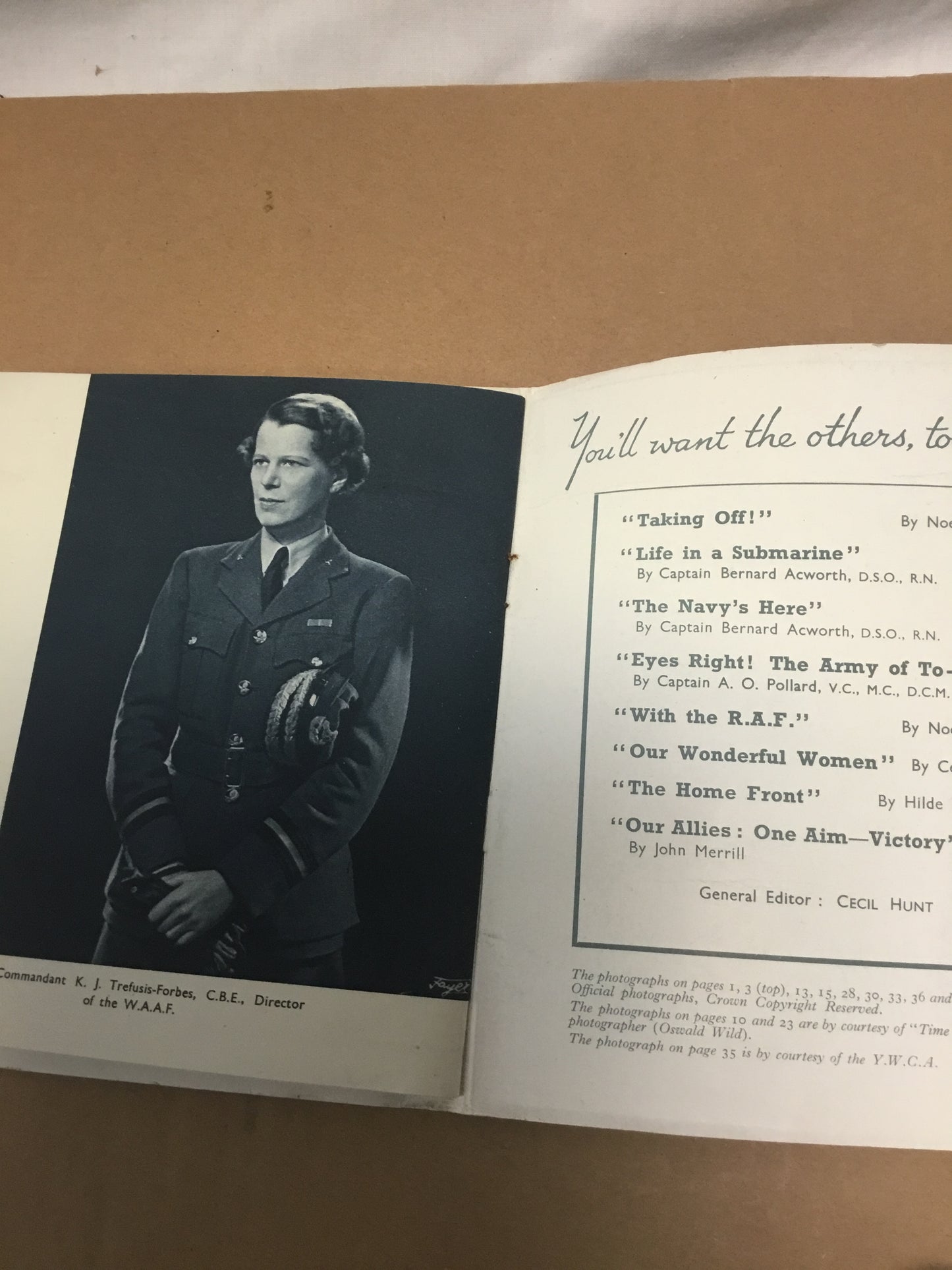 With The W.A.A.F. (1944) By Susan Garth, by Tuck Boo